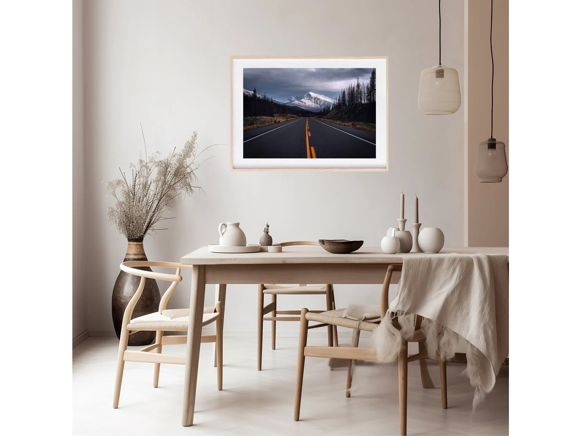 highway 19 jasper canada road print