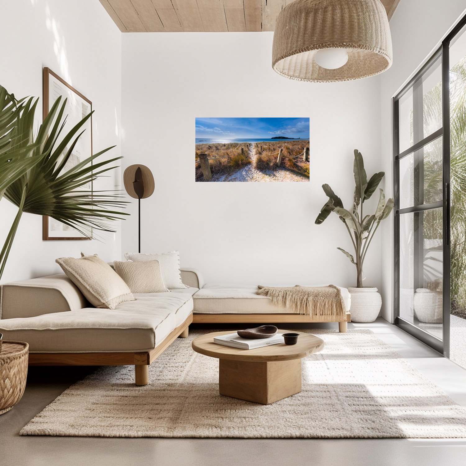Mount Maunganui Main Beach Dunes Tauranga New Zealand Print