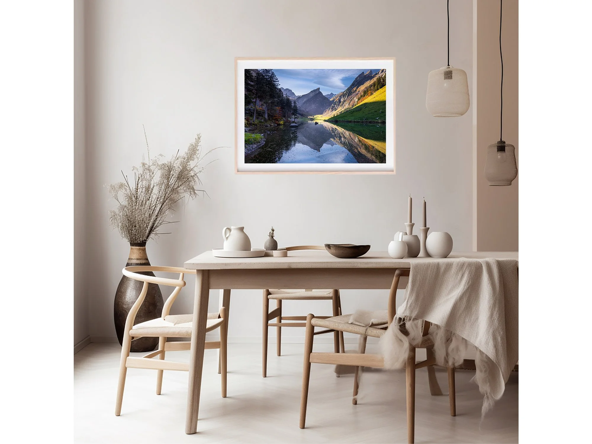 Seealpsee Lake Appenzell Switzerland Print