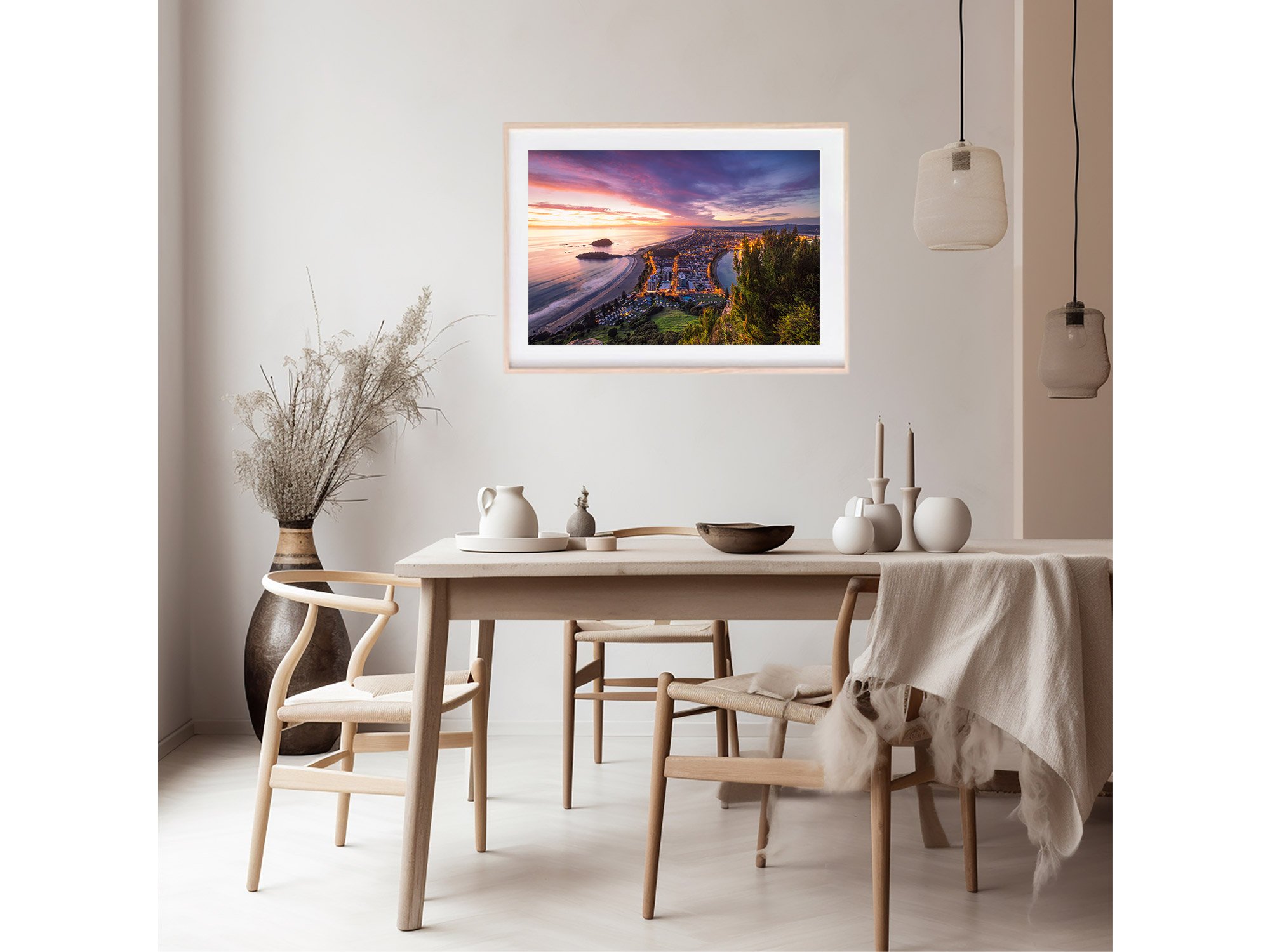 Mauao Mount Maunganui Summit sunrise Bay of Plenty NZ Print