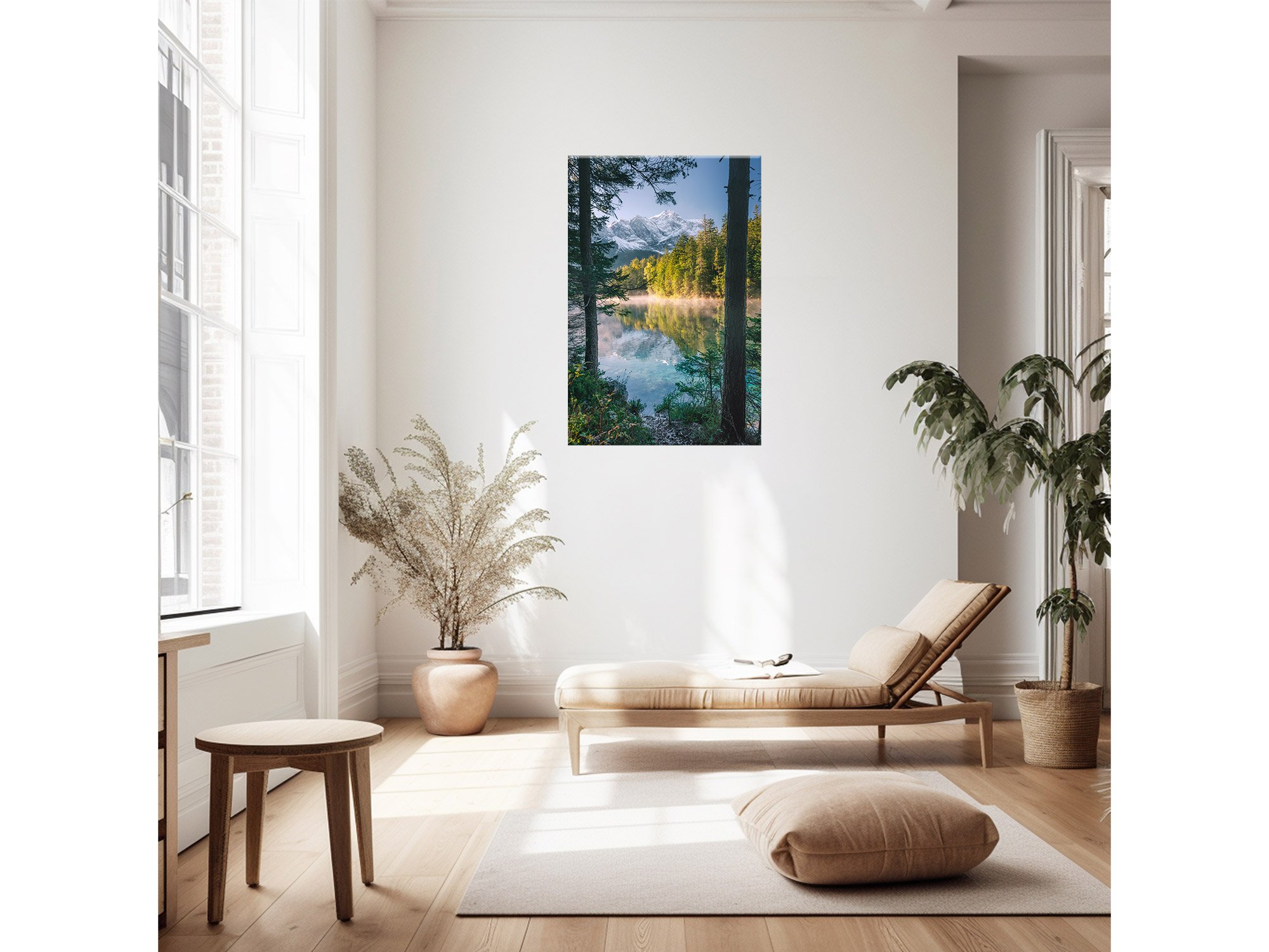 Sunrise Eibsee Lake Bavaria Germany Print