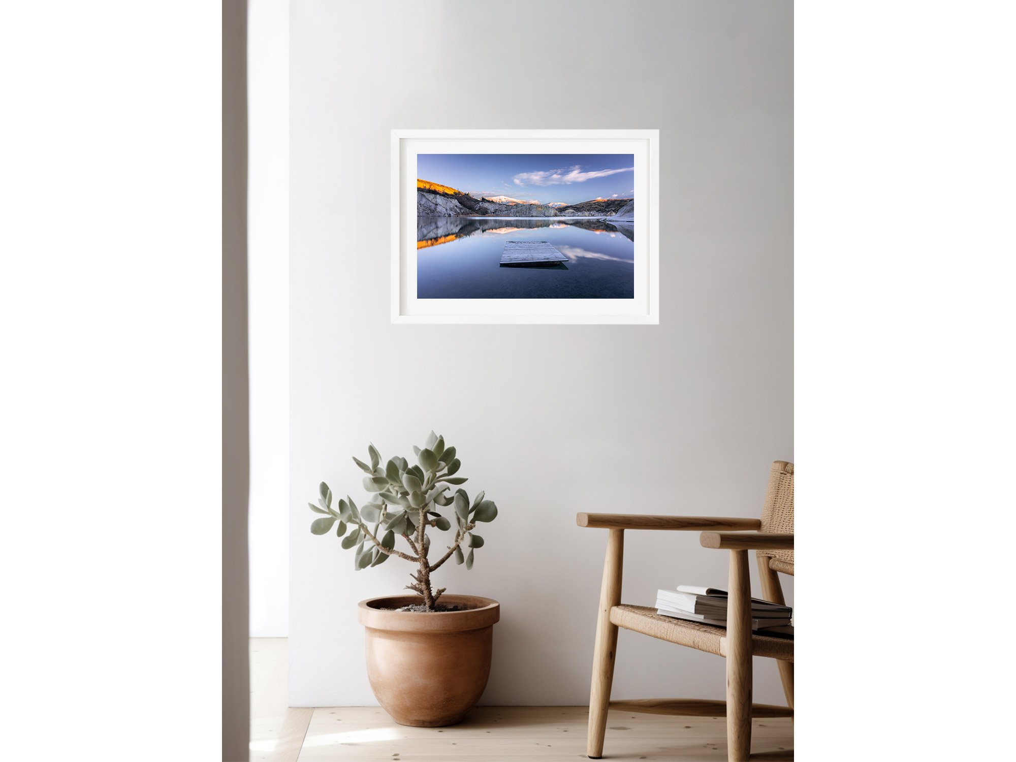 St Bathans Blue Lake Otago NZ Print