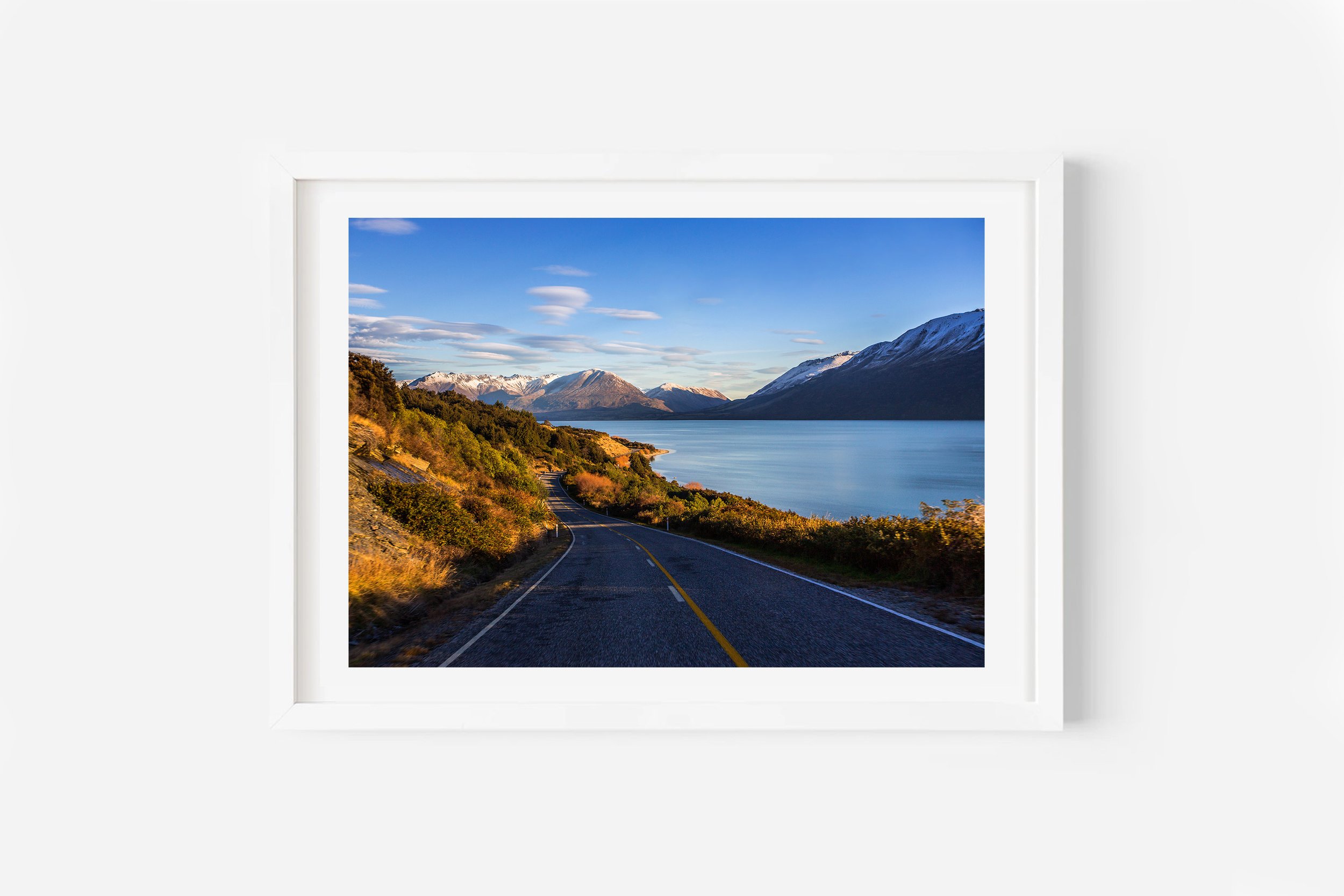 The Road to Paradise Glenorchy Queenstown New Zealand Print