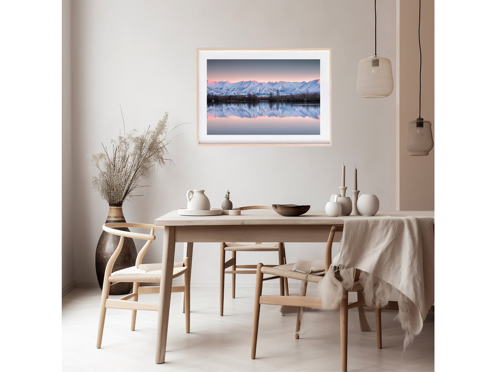 Lake Poaka Twizel lake reflection NZ Print