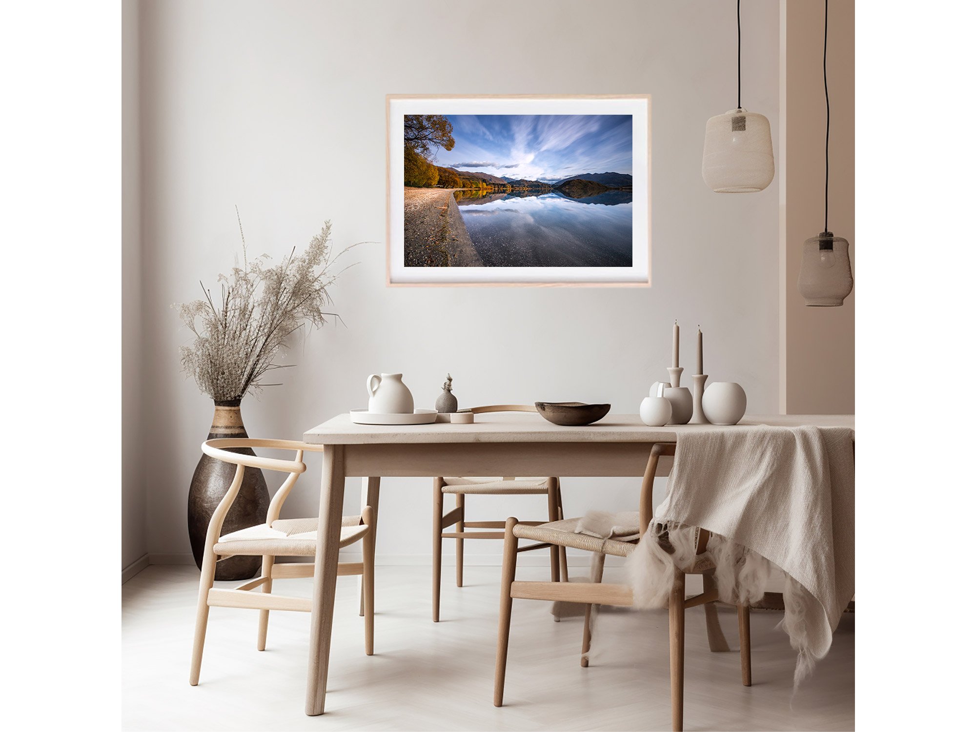 Glendhu Bay Reflections Wanaka South Island NZ Print