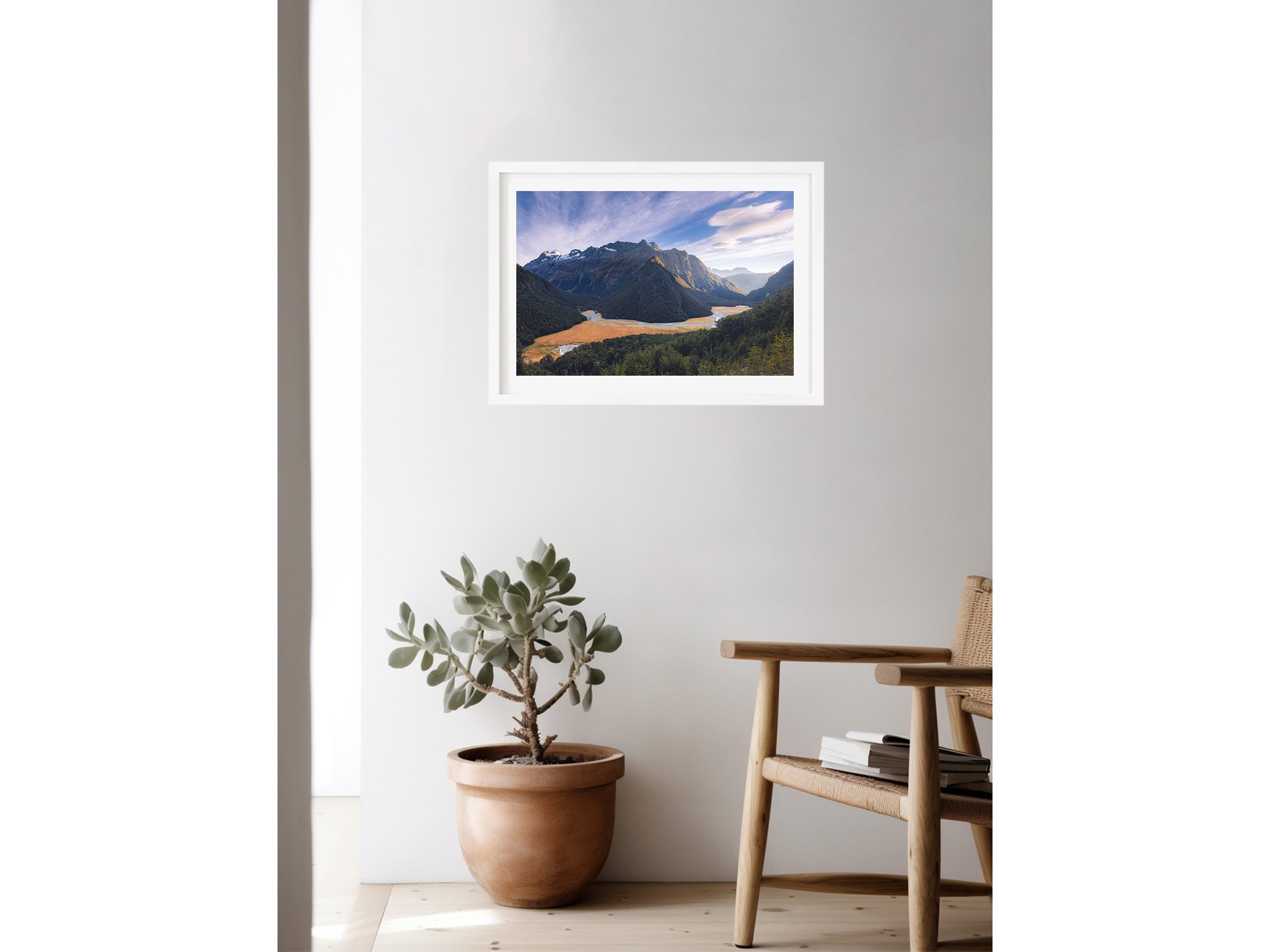Routeburn Flats view Routeburn Track NZ Print