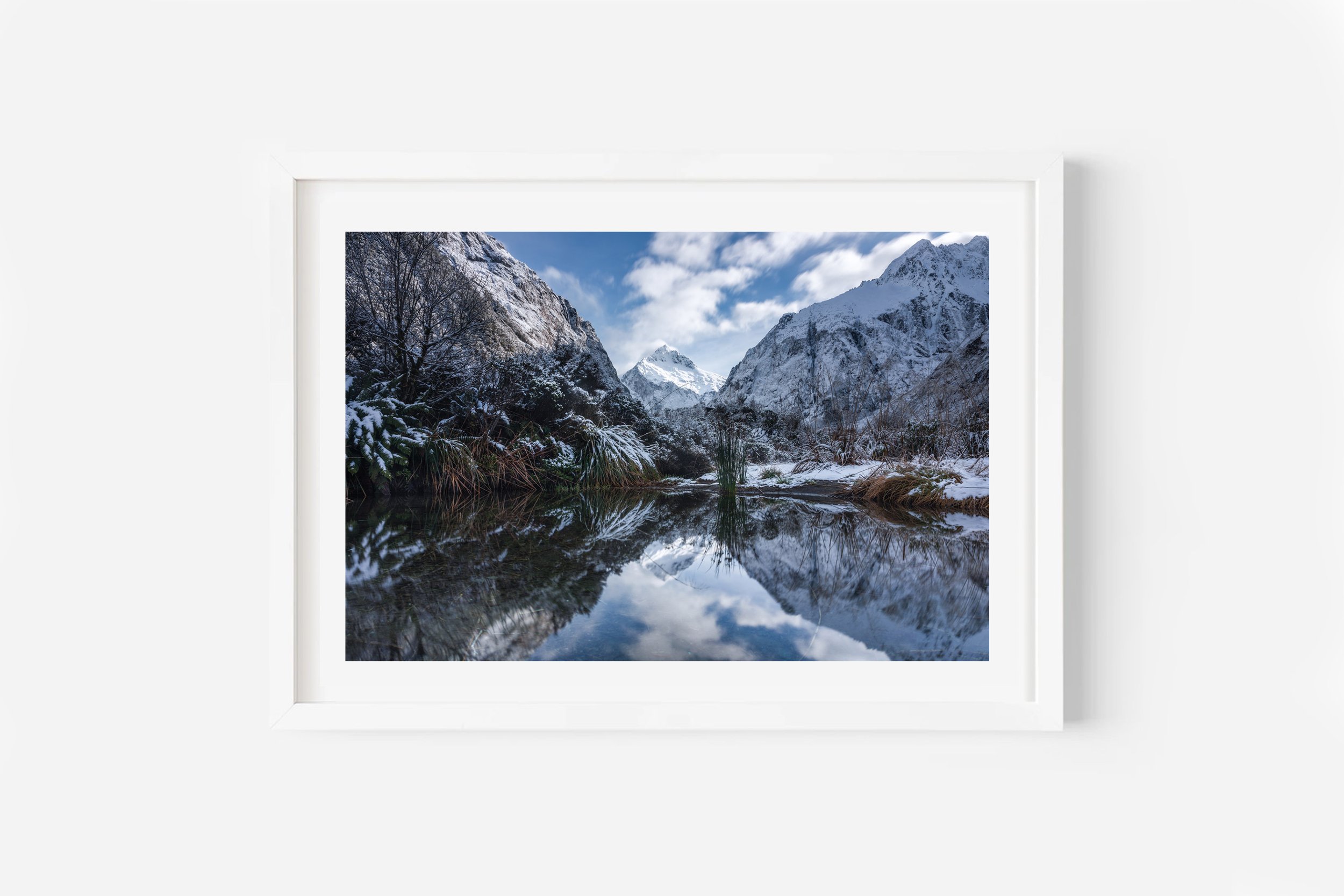 Mount Talbot Milford Sound Monkey Creek Fiordland NZ Print