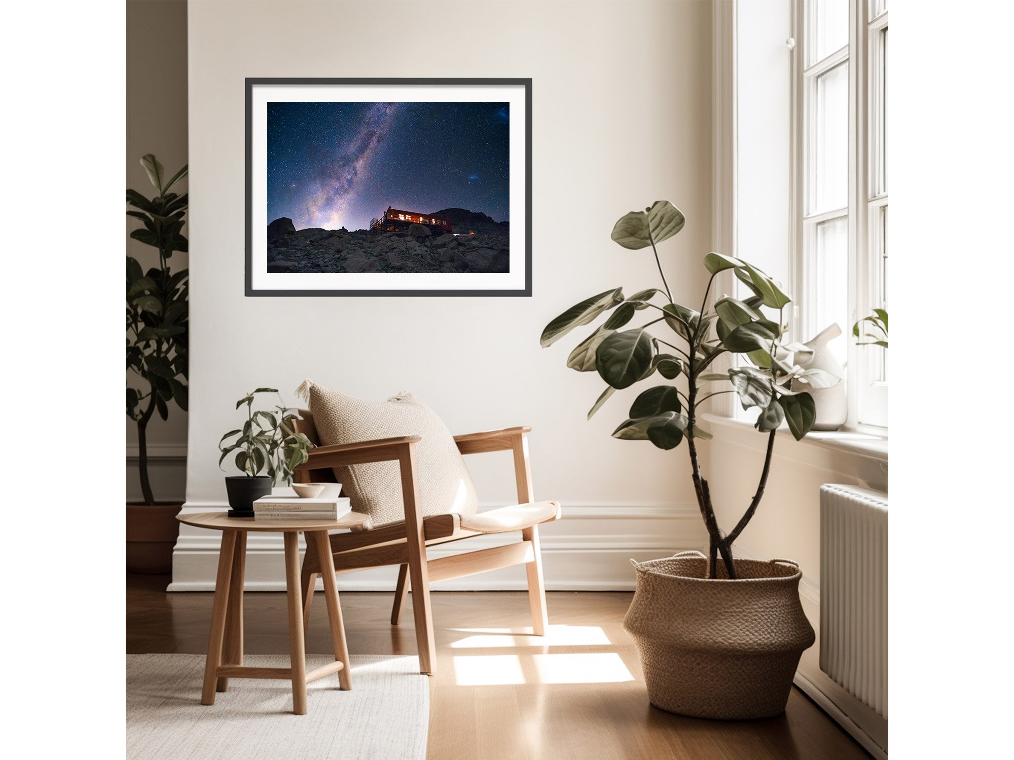 Mueller Hut astrophotography Mount Cook NZ Print