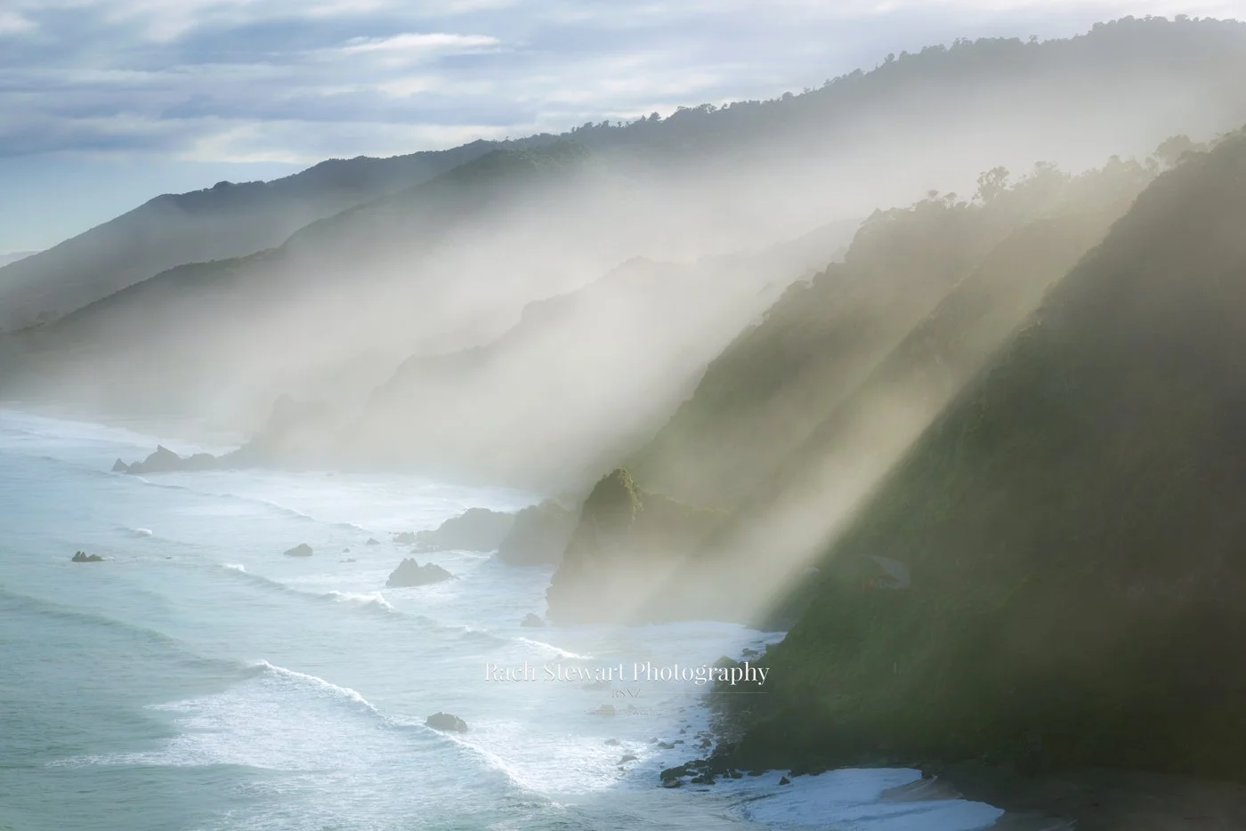 Irimahuwhero Lookout, Great Coast Road NZ Print