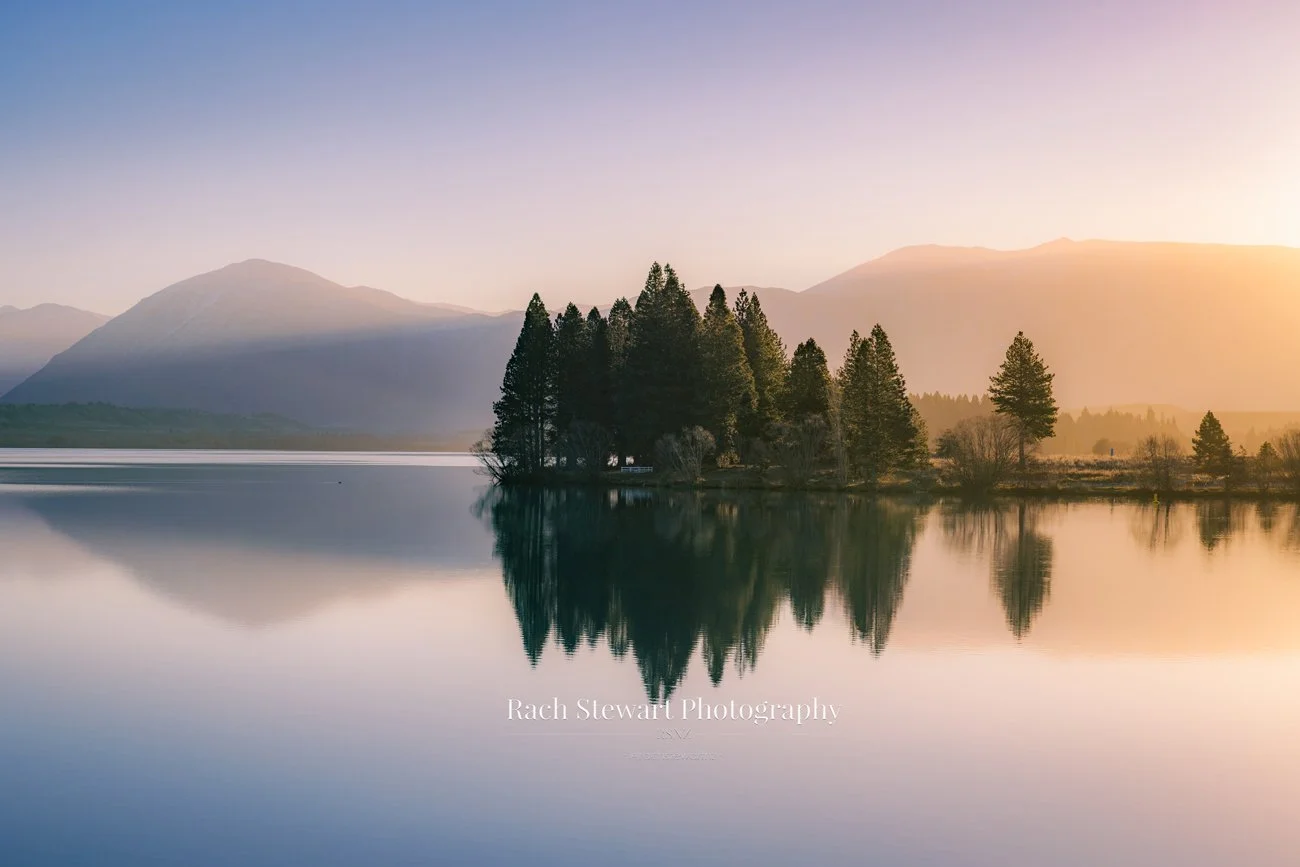 Lake Ruataniwha Twizel Sunset NZ Print