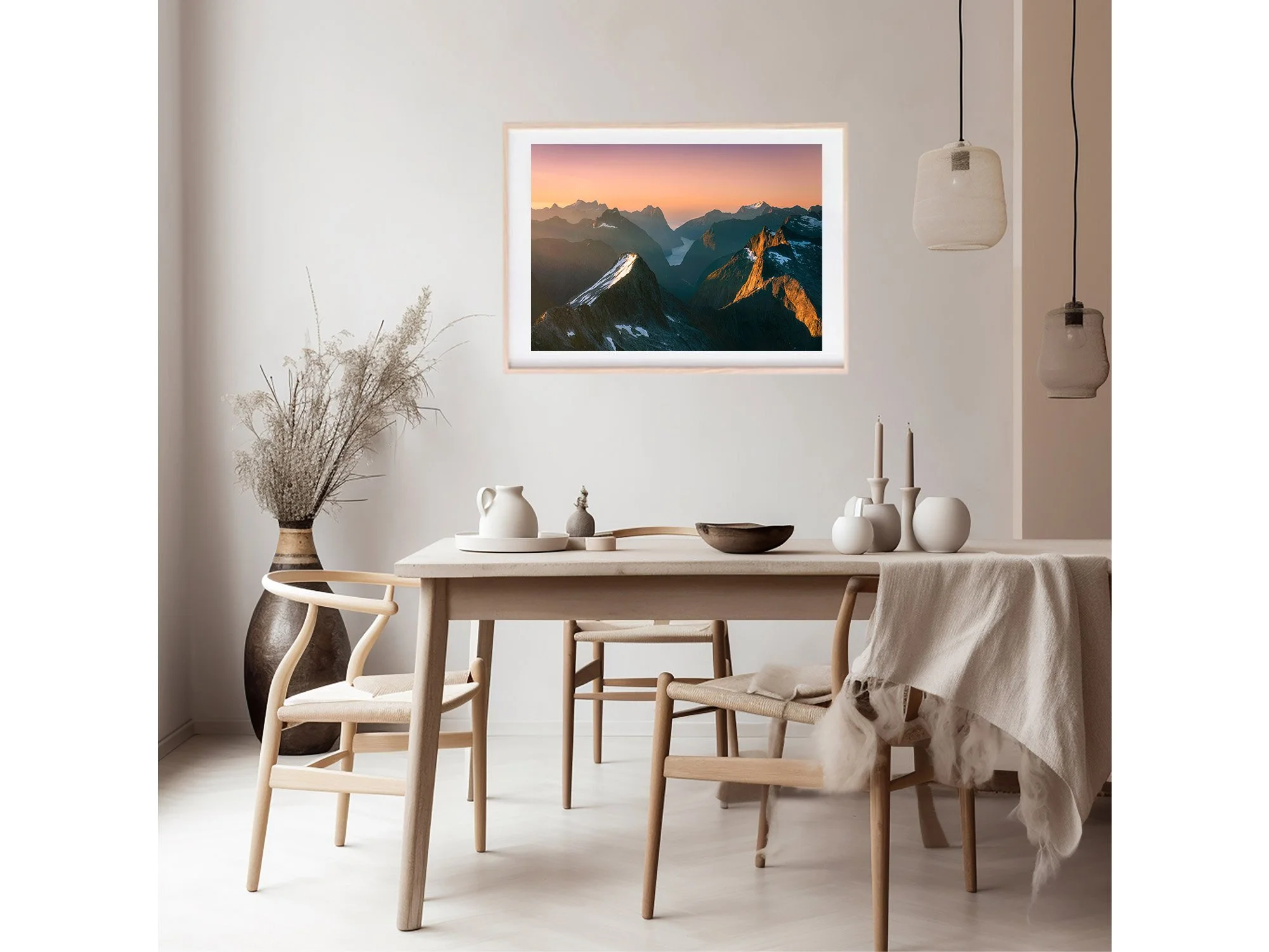 Milford Sound Sunset New Zealand Print