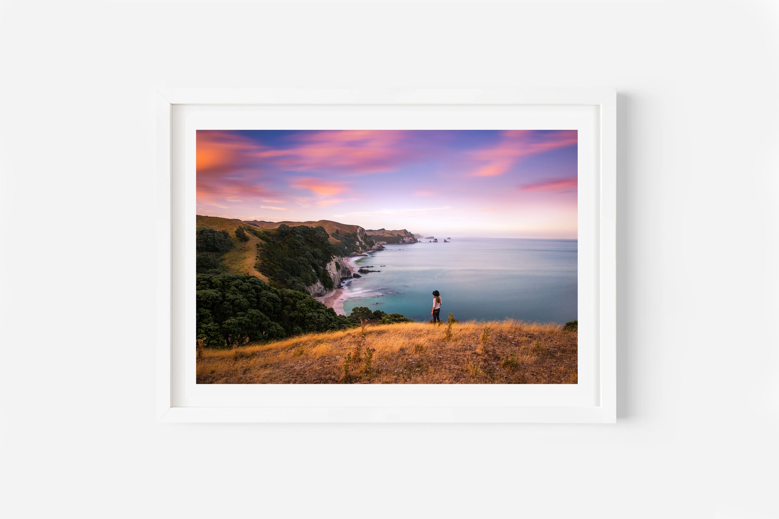 Coromandel Coastline Sunset NZ Print