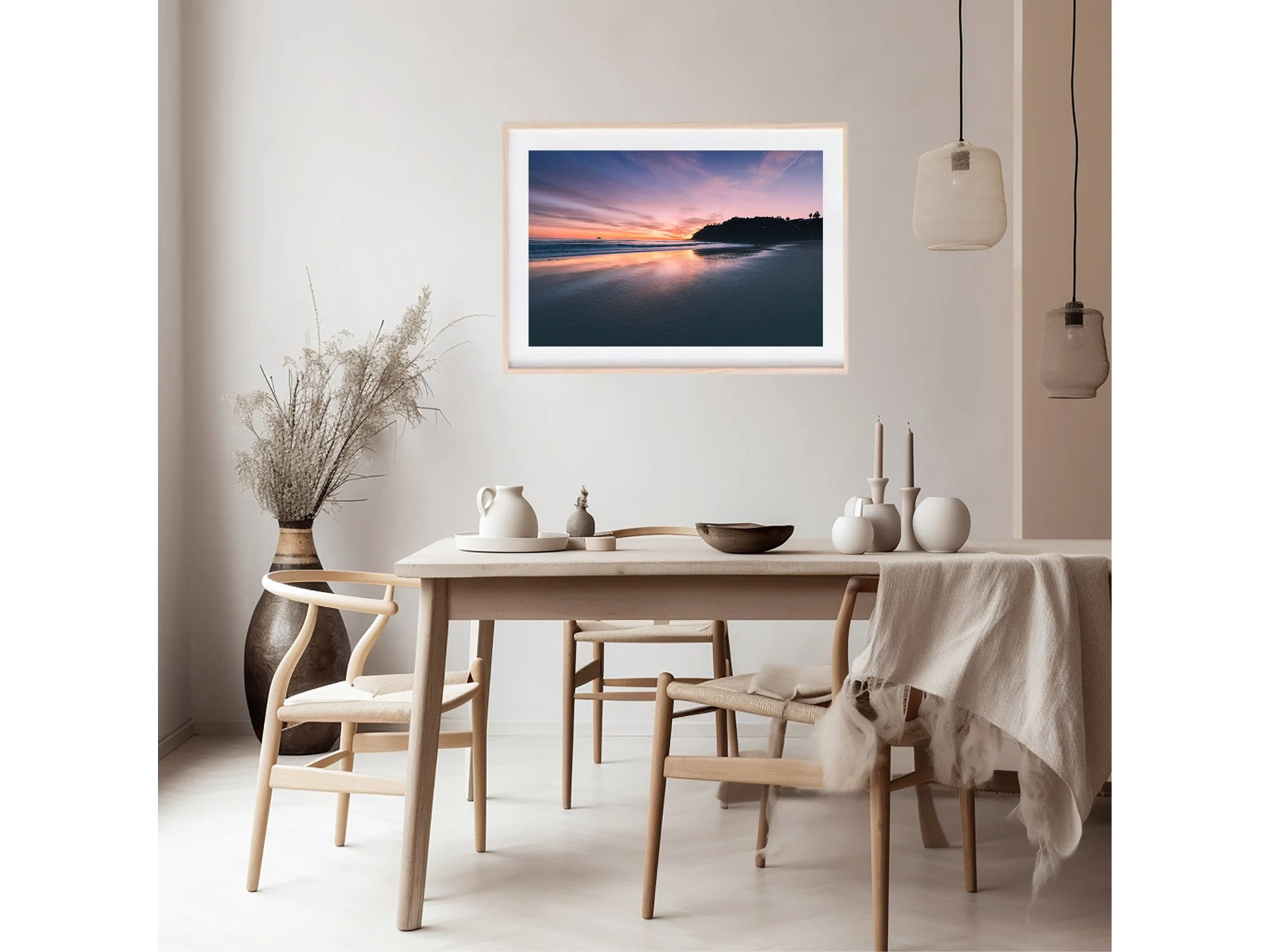 NZ Print of Sunrise at Hot Water Beach Coromandel
