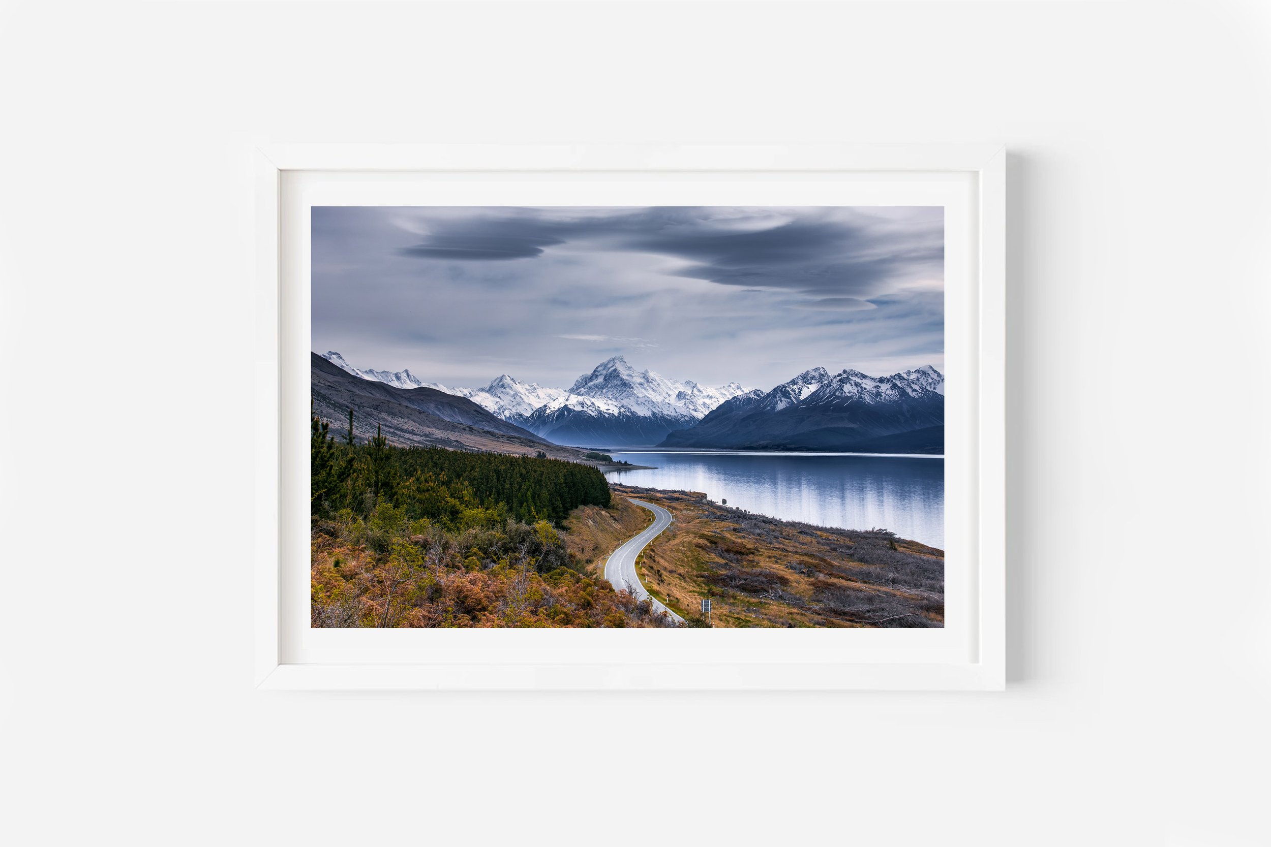 Mount Cook Road Peters Lookout NZ Print