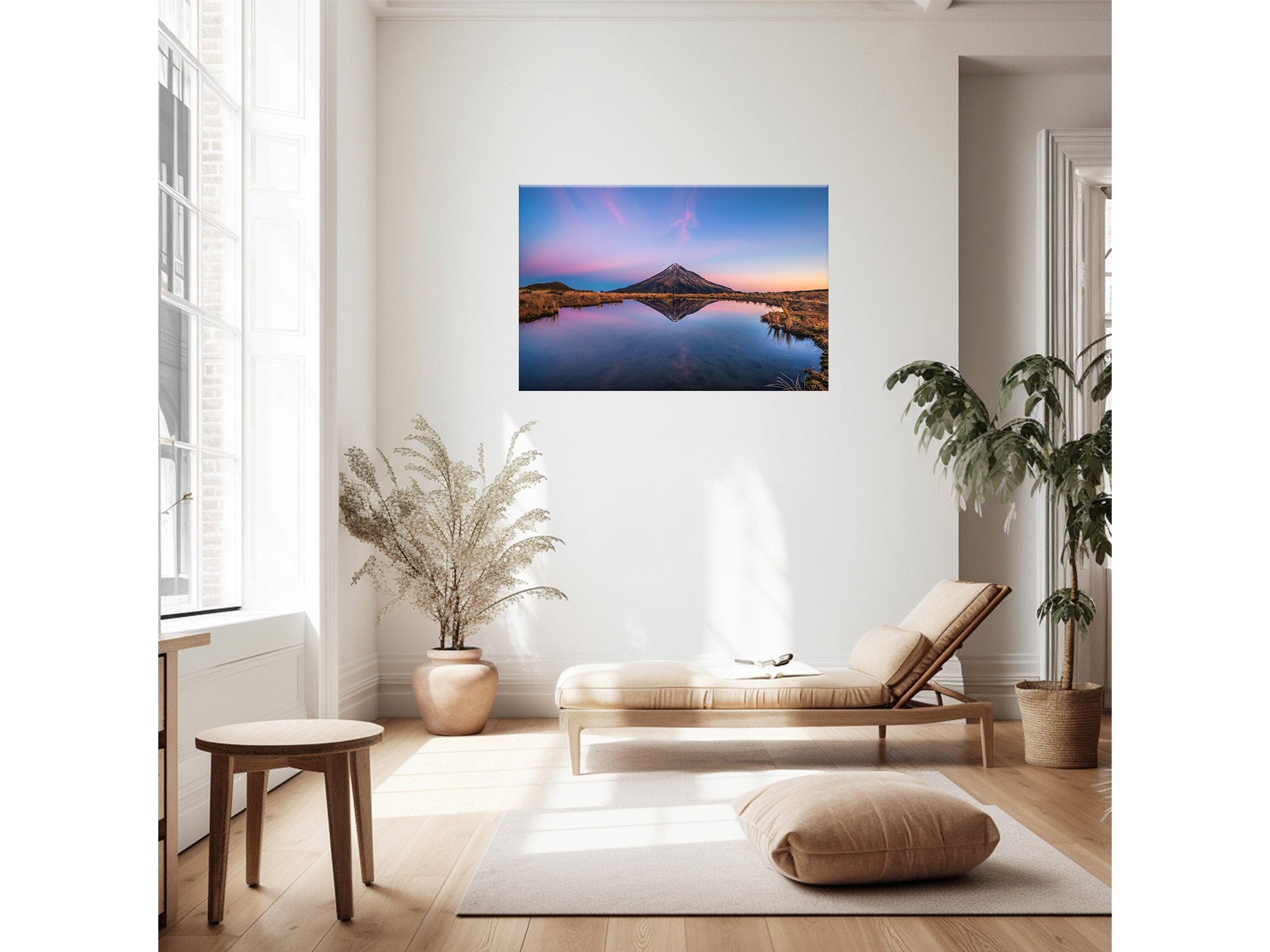 Pouakai Tarns Sunset Mount Taranaki NZ Print