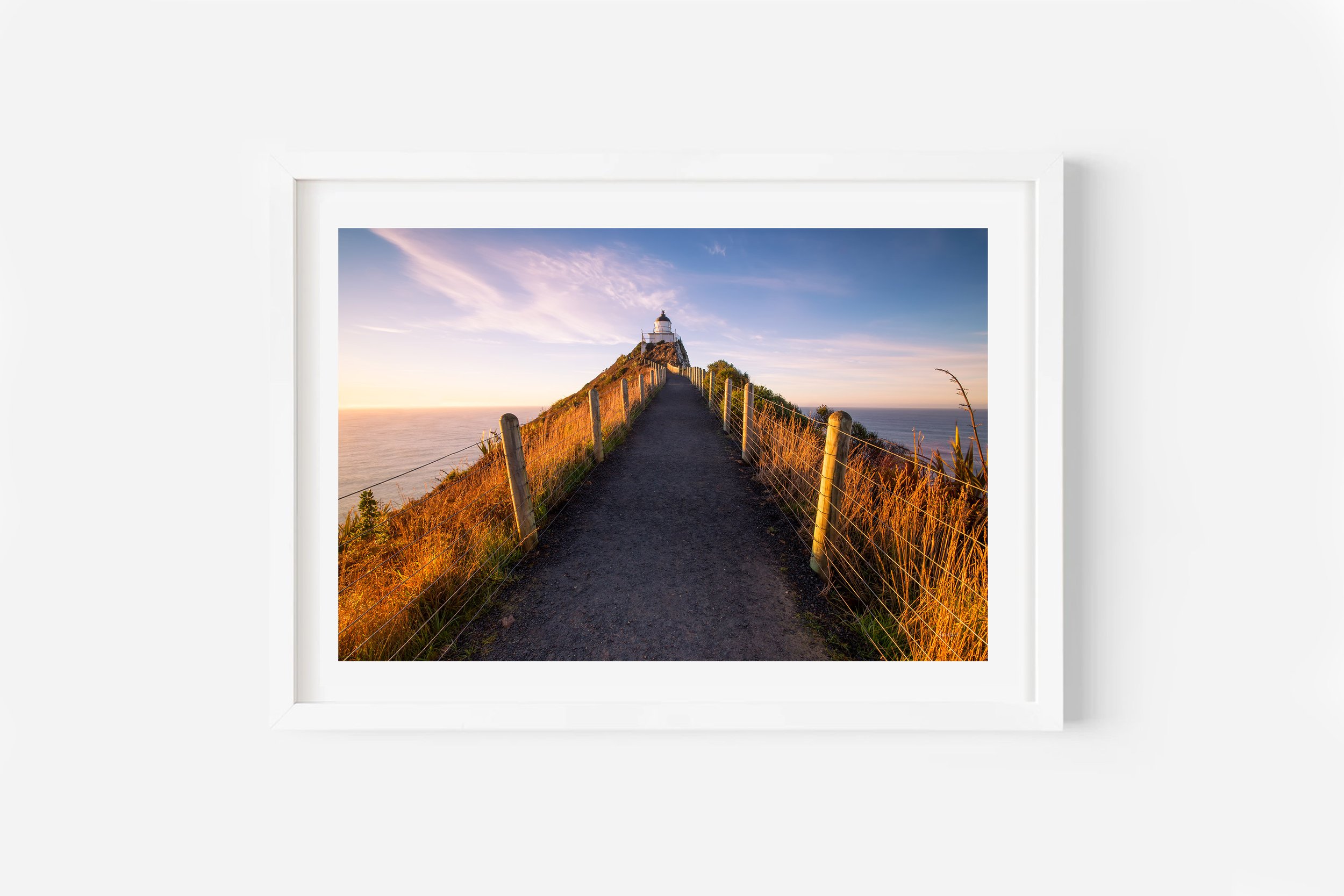 Nugget Point Lighthouse The Catlins NZ Print
