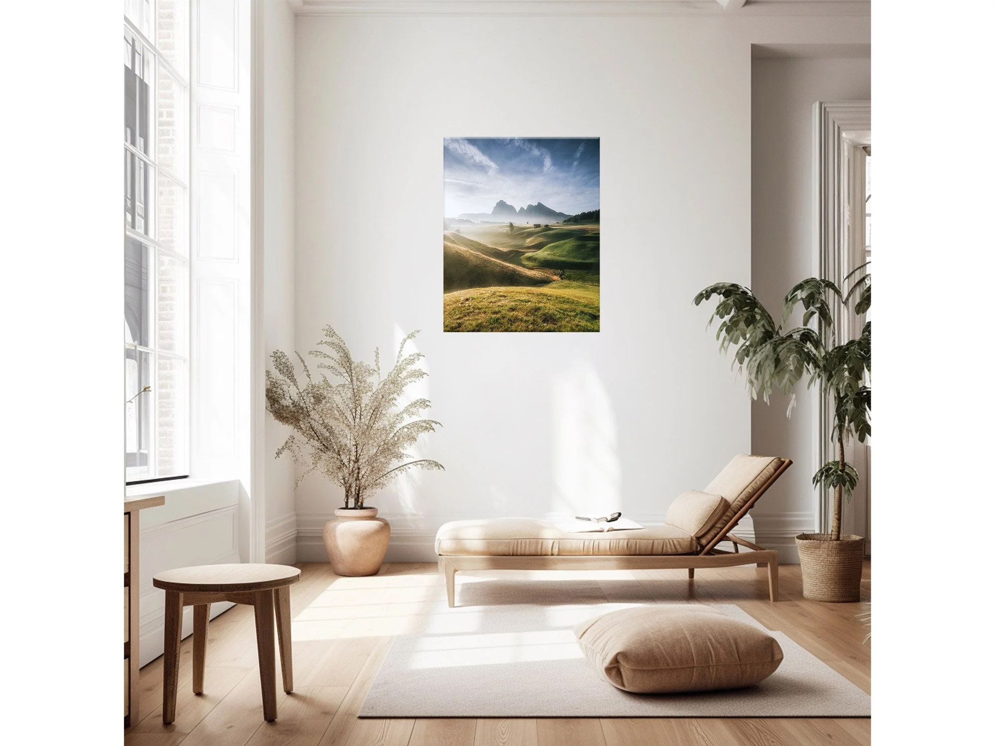 Alpe Di Siusi Seiser Alm Sunrise Dolomites Italy Print