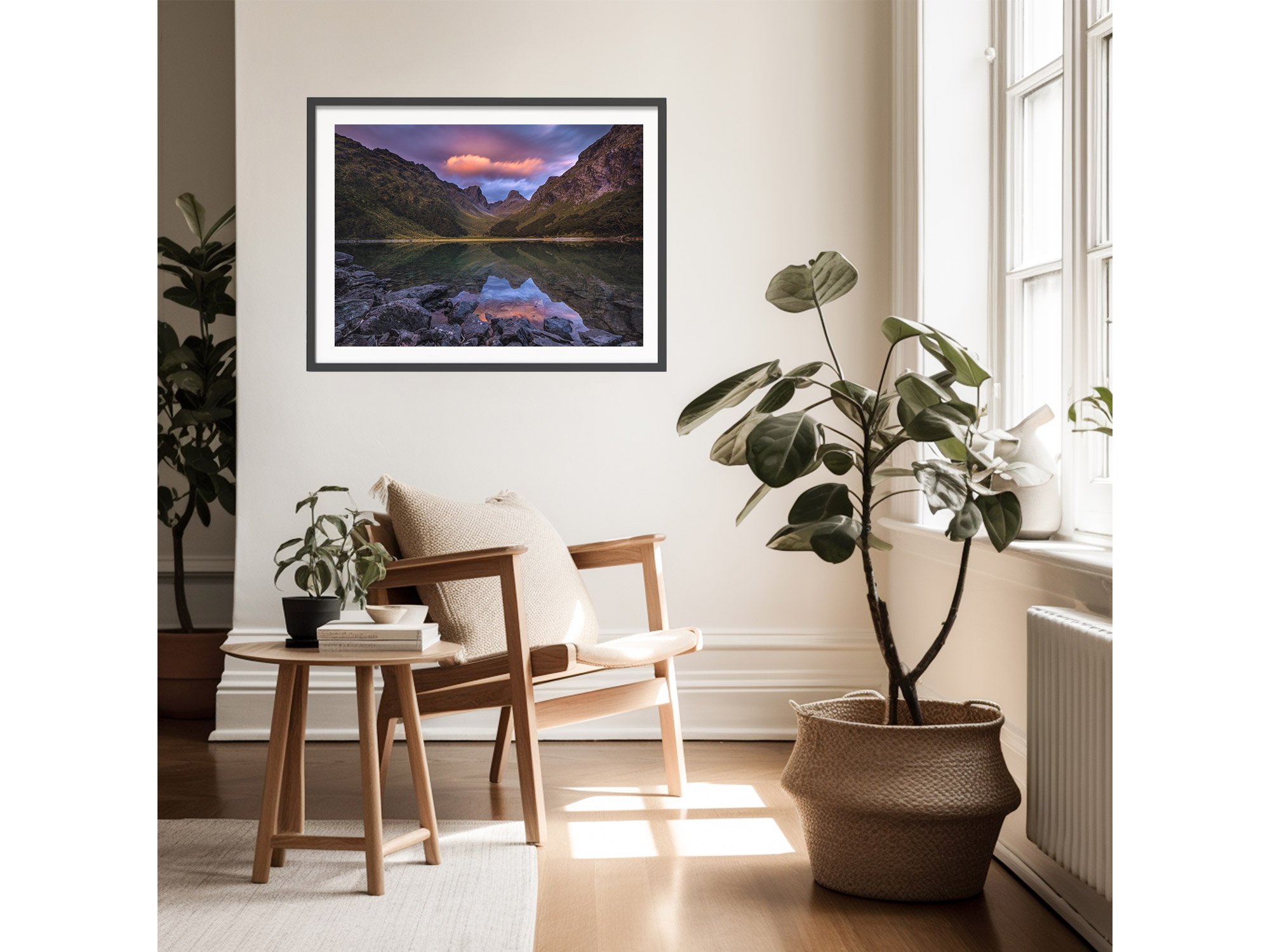 Lake Mackenzie Routeburn Track Fiordland NZ Print