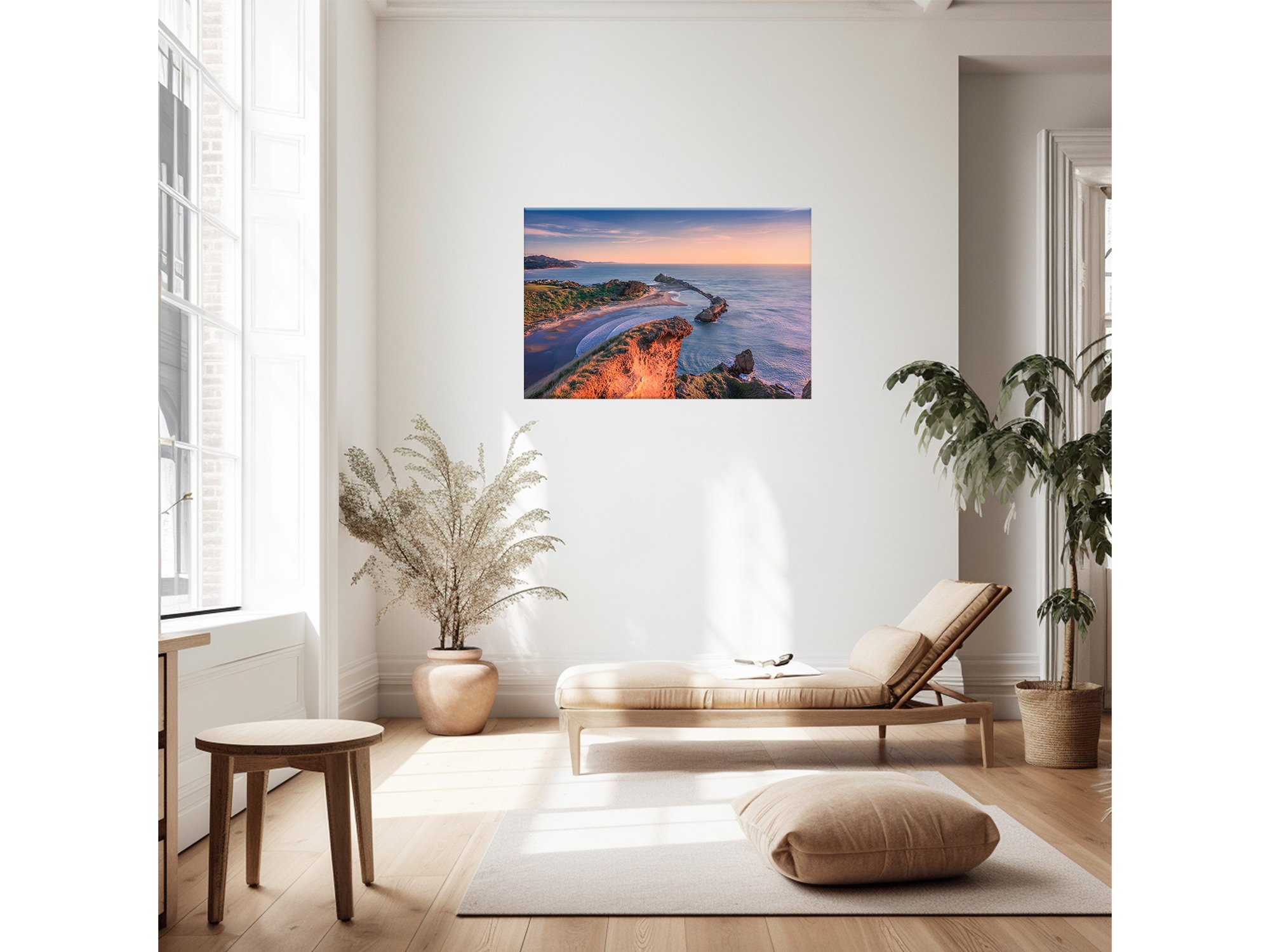 Castle Rock and Castlepoint Lighthouse Sunrise Print Wairarapa New Zealand