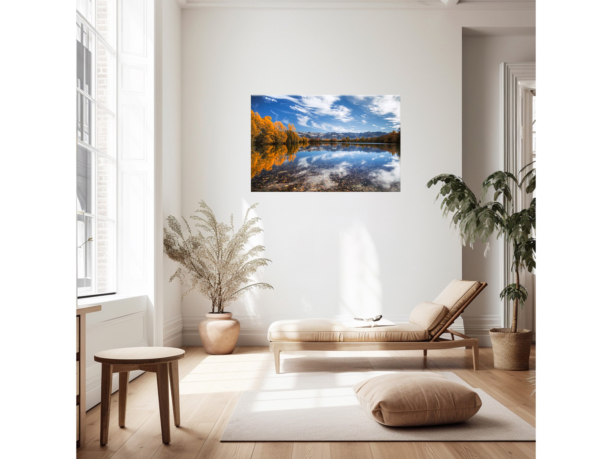 Lake Poaka Autumn Twizel NZ Print