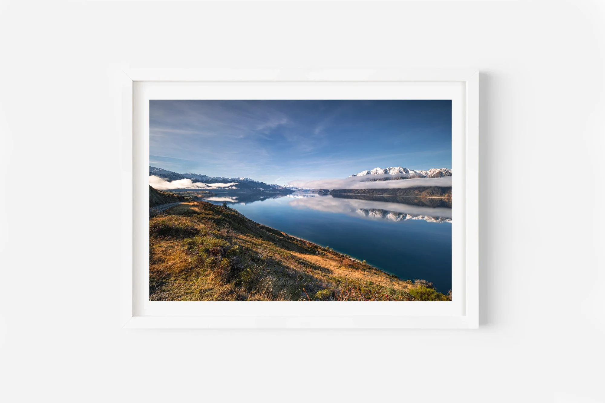 Lake Hawea Reflection Wanaka NZ Print