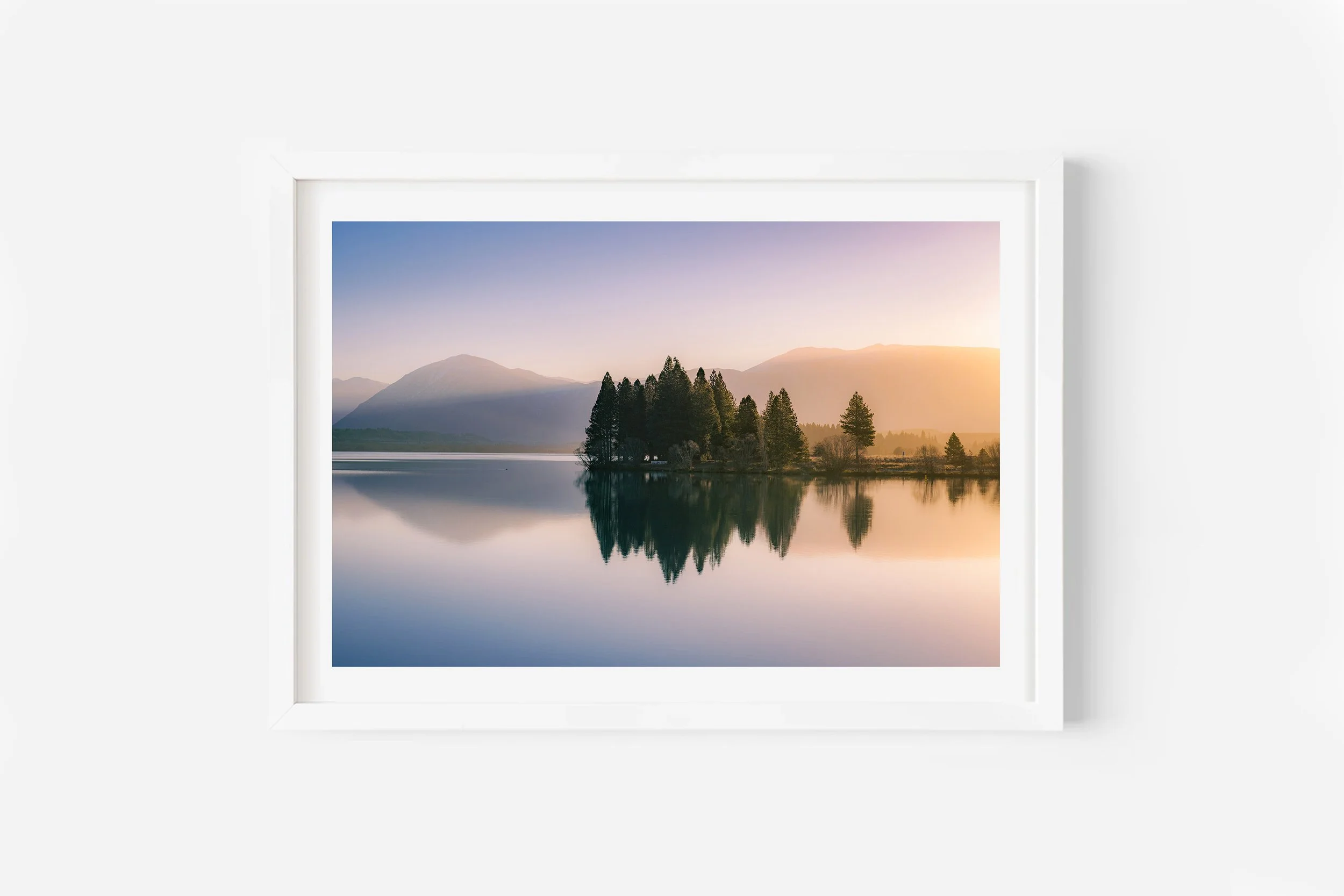 Lake Ruataniwha Twizel Sunset NZ Print