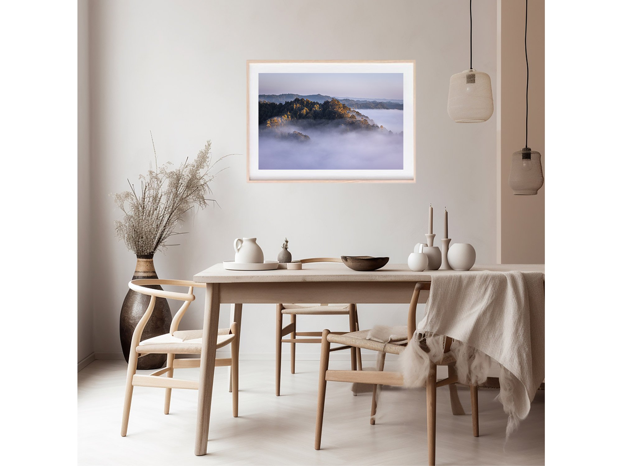 Owhango Fog Whanganui National Park NZ Print