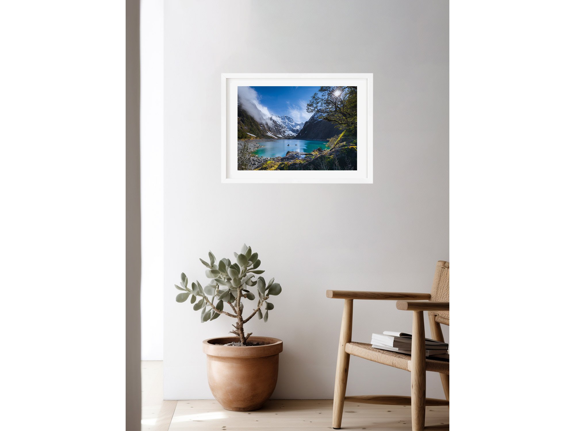 Lake Marian Hike Fiordland NZ Print