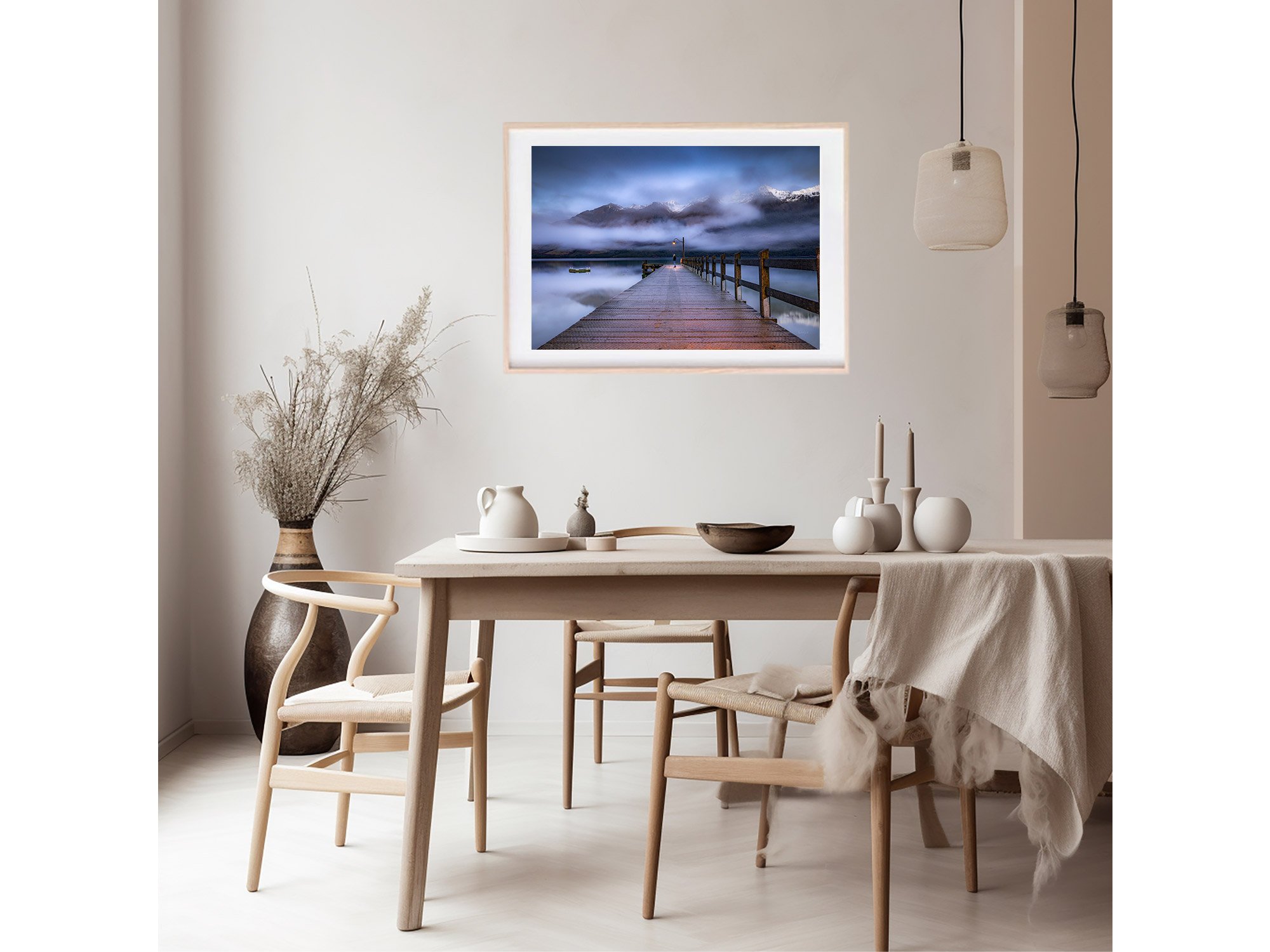 Glenorchy Wharf Queenstown NZ Print