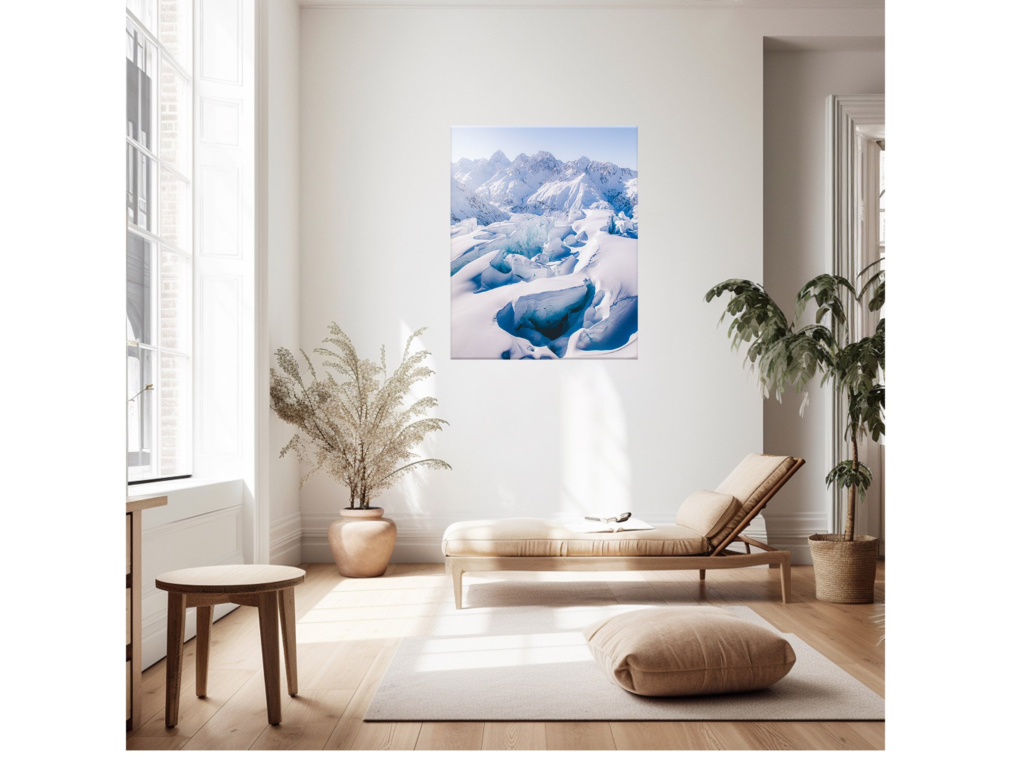 Hochstetter Icefalls Mount Cook NZ Print