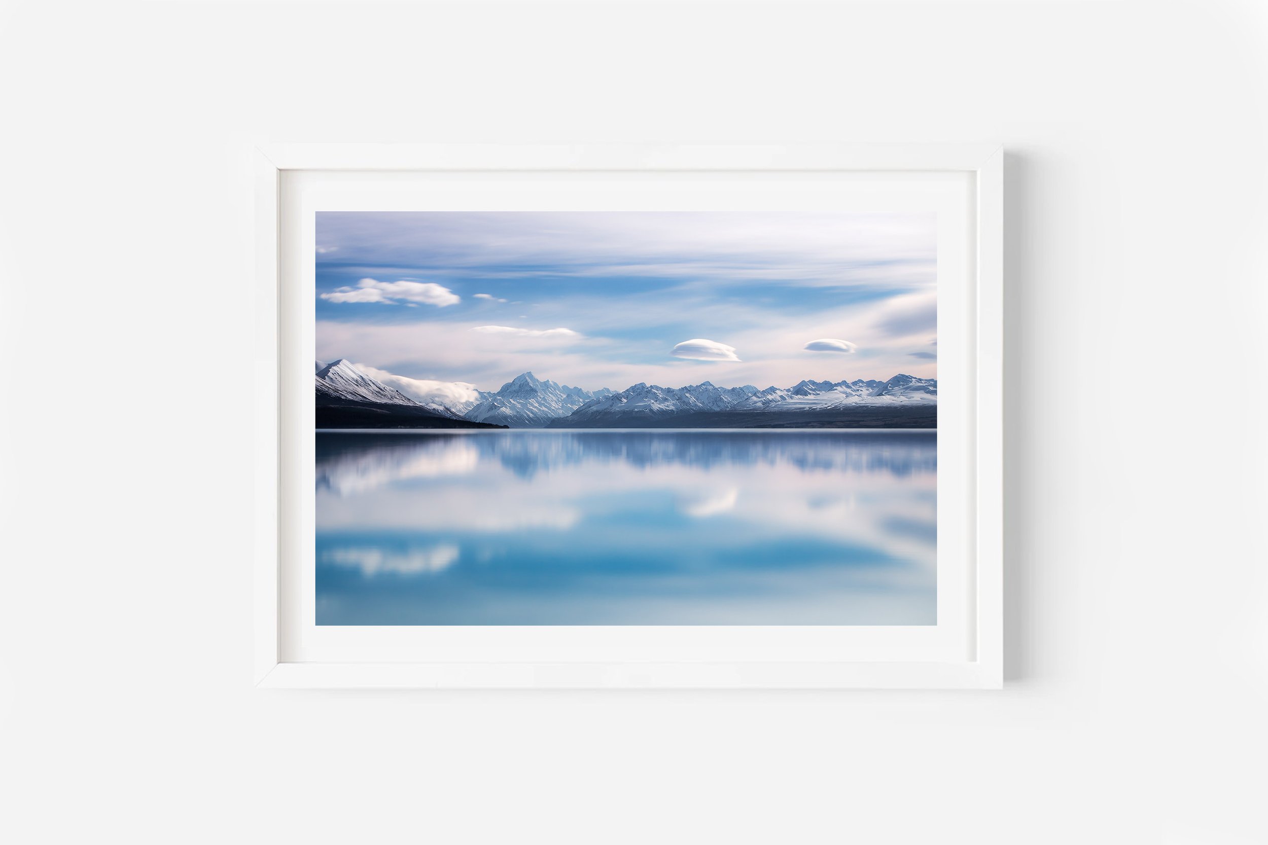 Lake Pukaki Mount Cook Reflection NZ Print