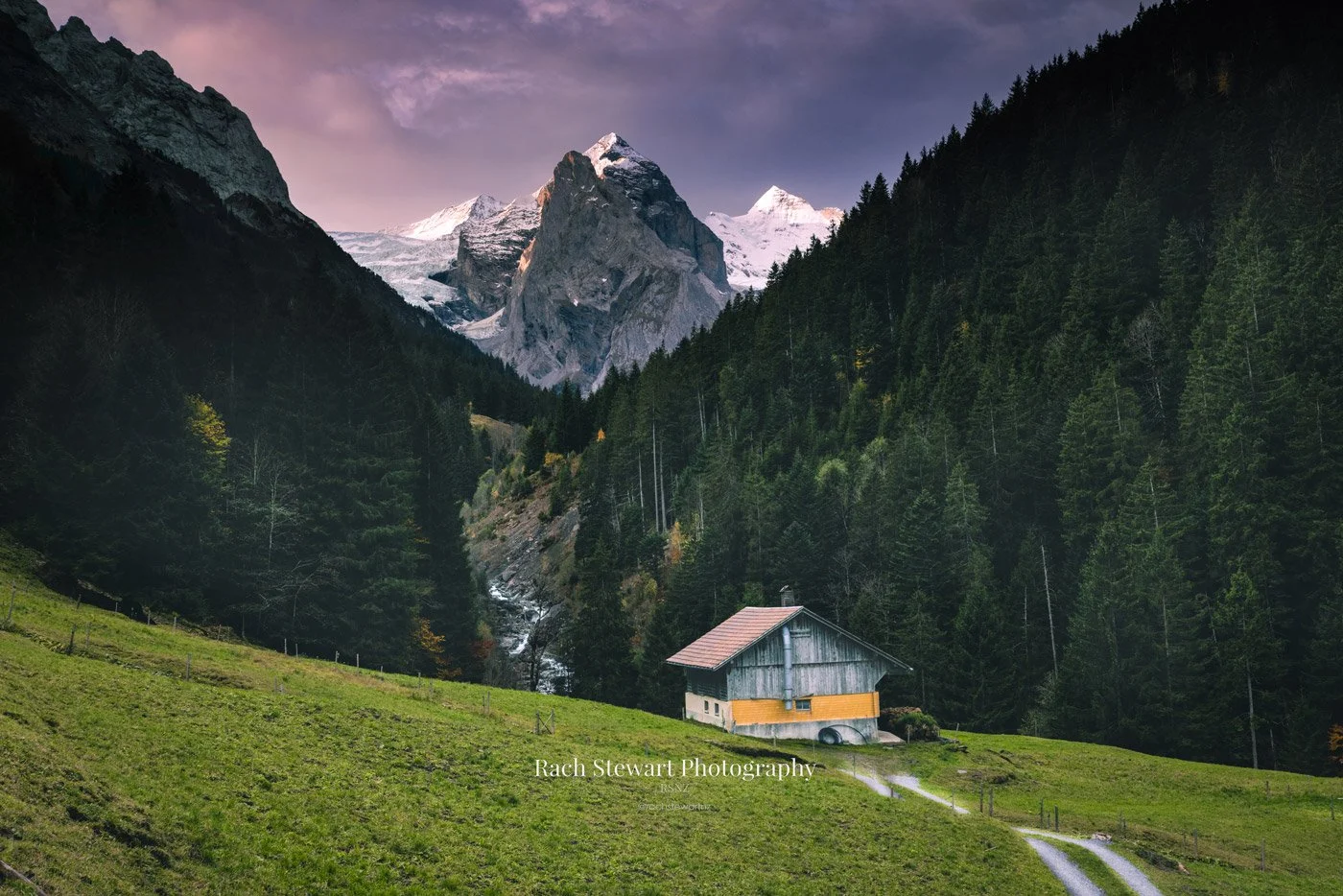 The Rosenlaui Glacier and Bernese Alps, Rosenlaui Valley Switzerland