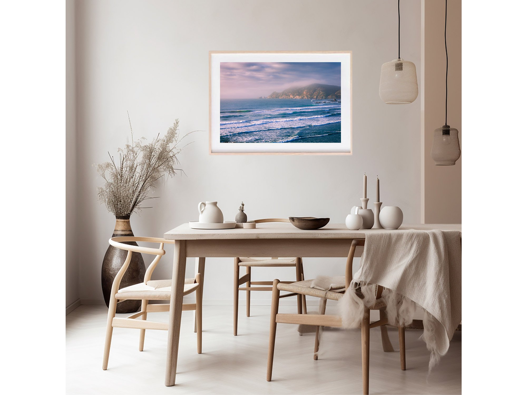 Kaka Point Beach Nugget Point Lighthouse The Catlins NZ Print