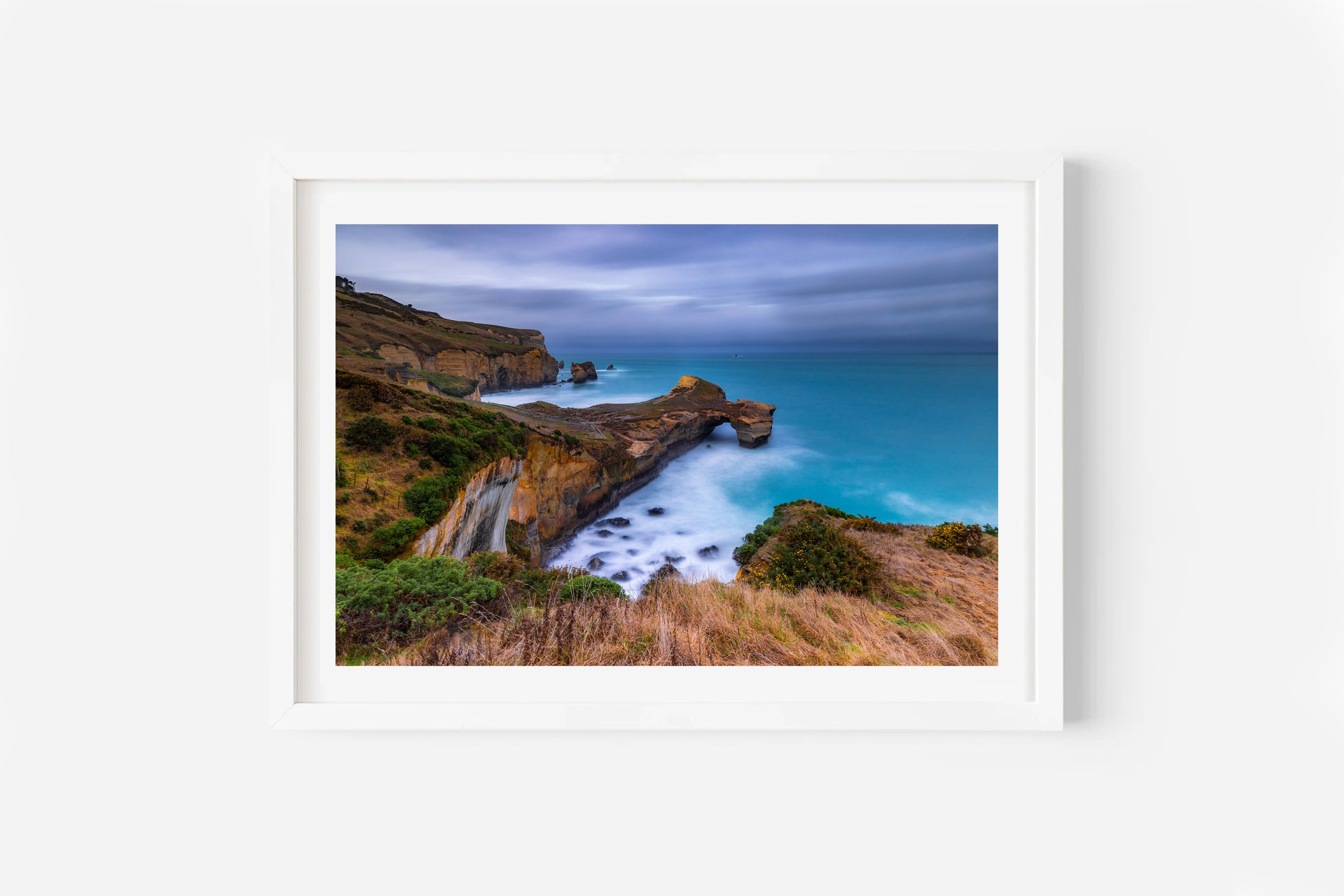 Tunnel Beach Dunedin NZ Print