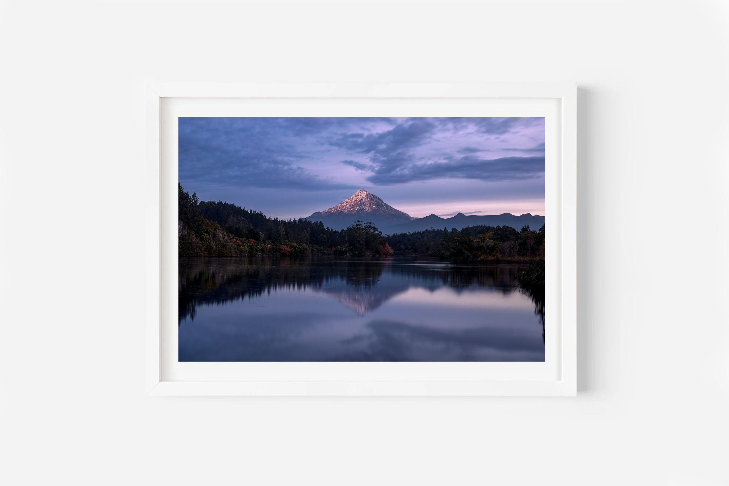 Lake Mangamahoe Taranaki New Zealand Print
