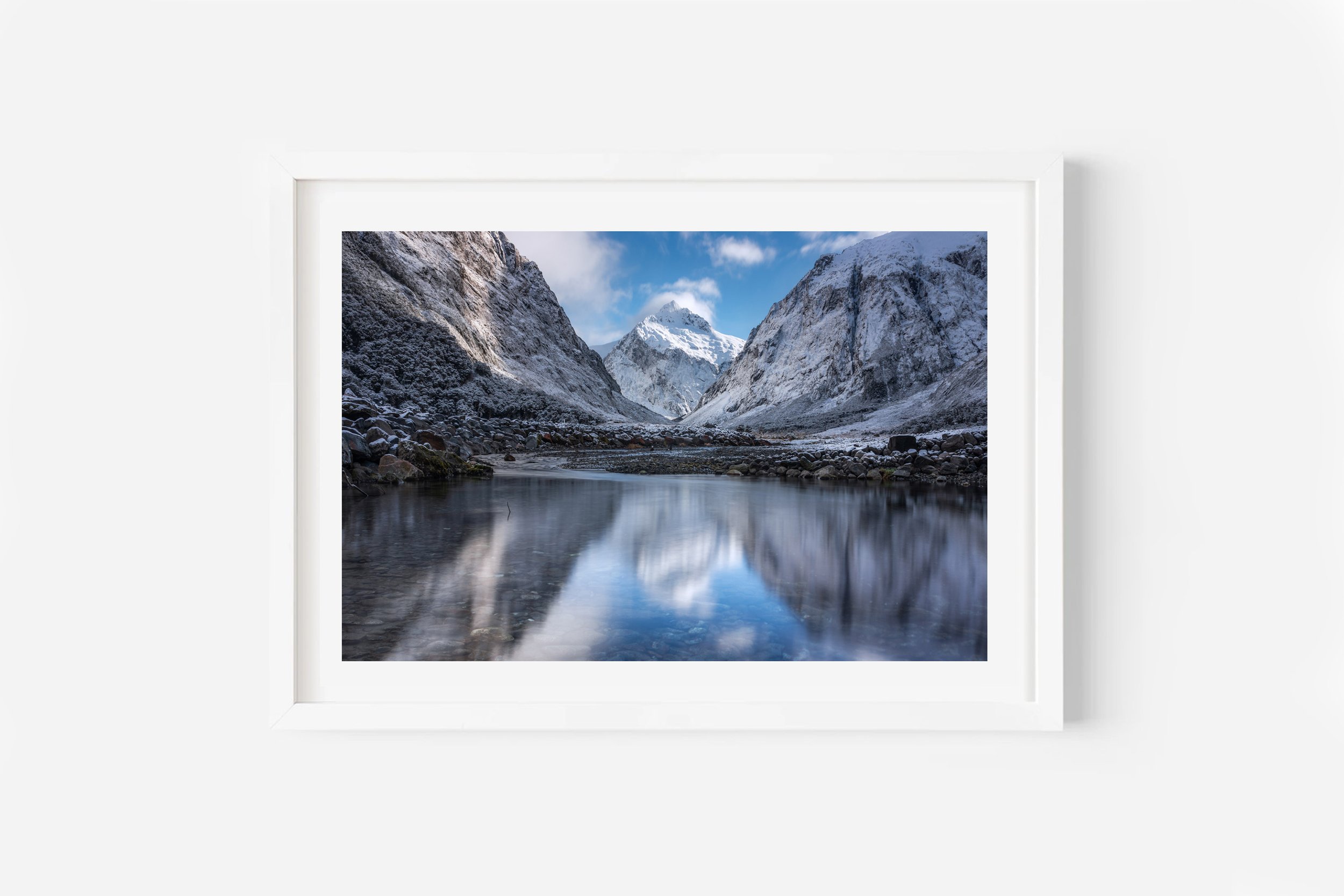 Mount Talbot Milford Sound Monkey Creek Fiordland NZ Print