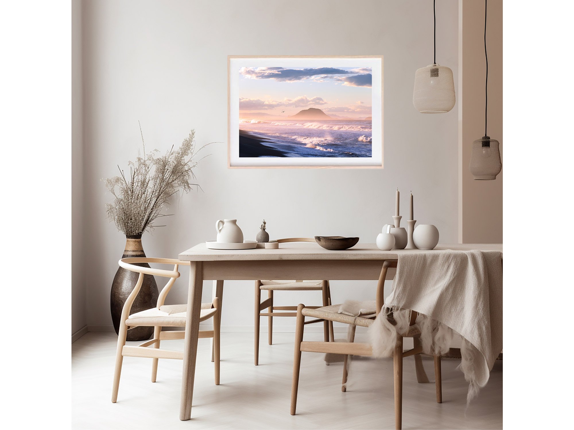 Papamoa Beach Mount Maunganui sunset NZ Print