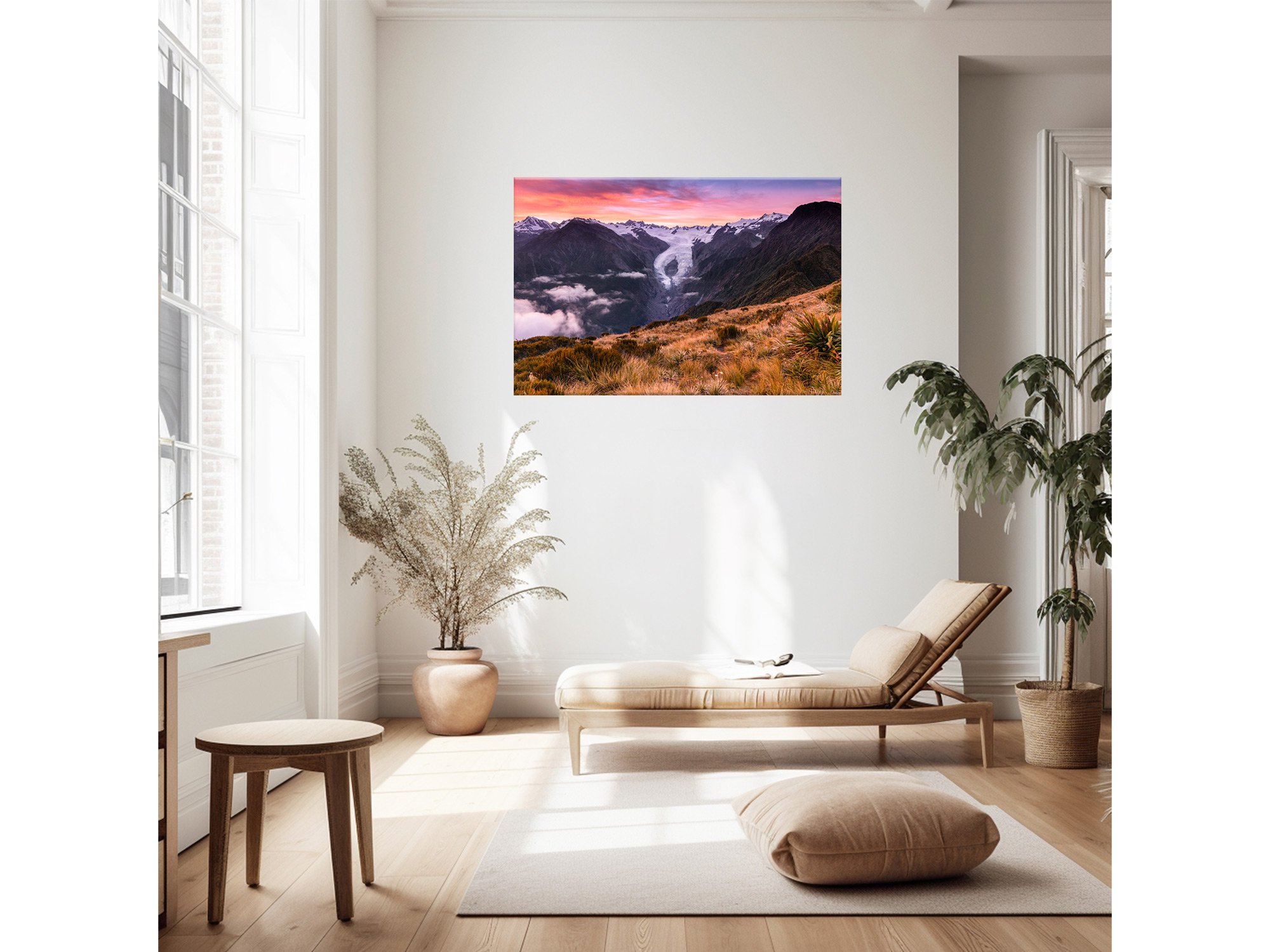 Franz Joseph Glacier print sunrise Alex Knob track