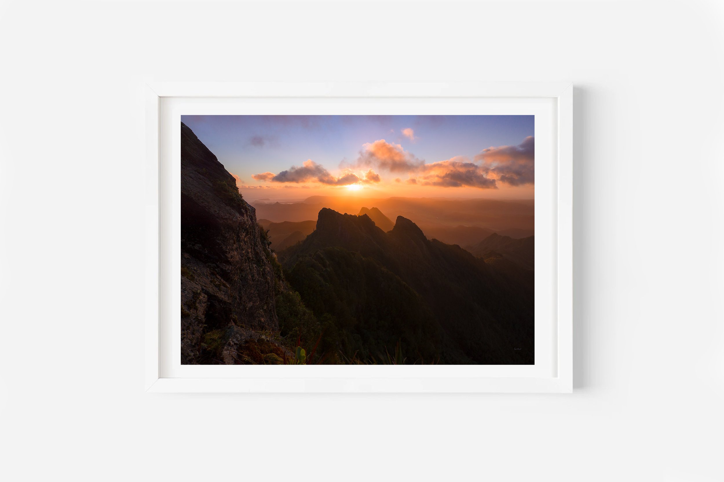 The Pinnacles Coromandel Hike NZ Print
