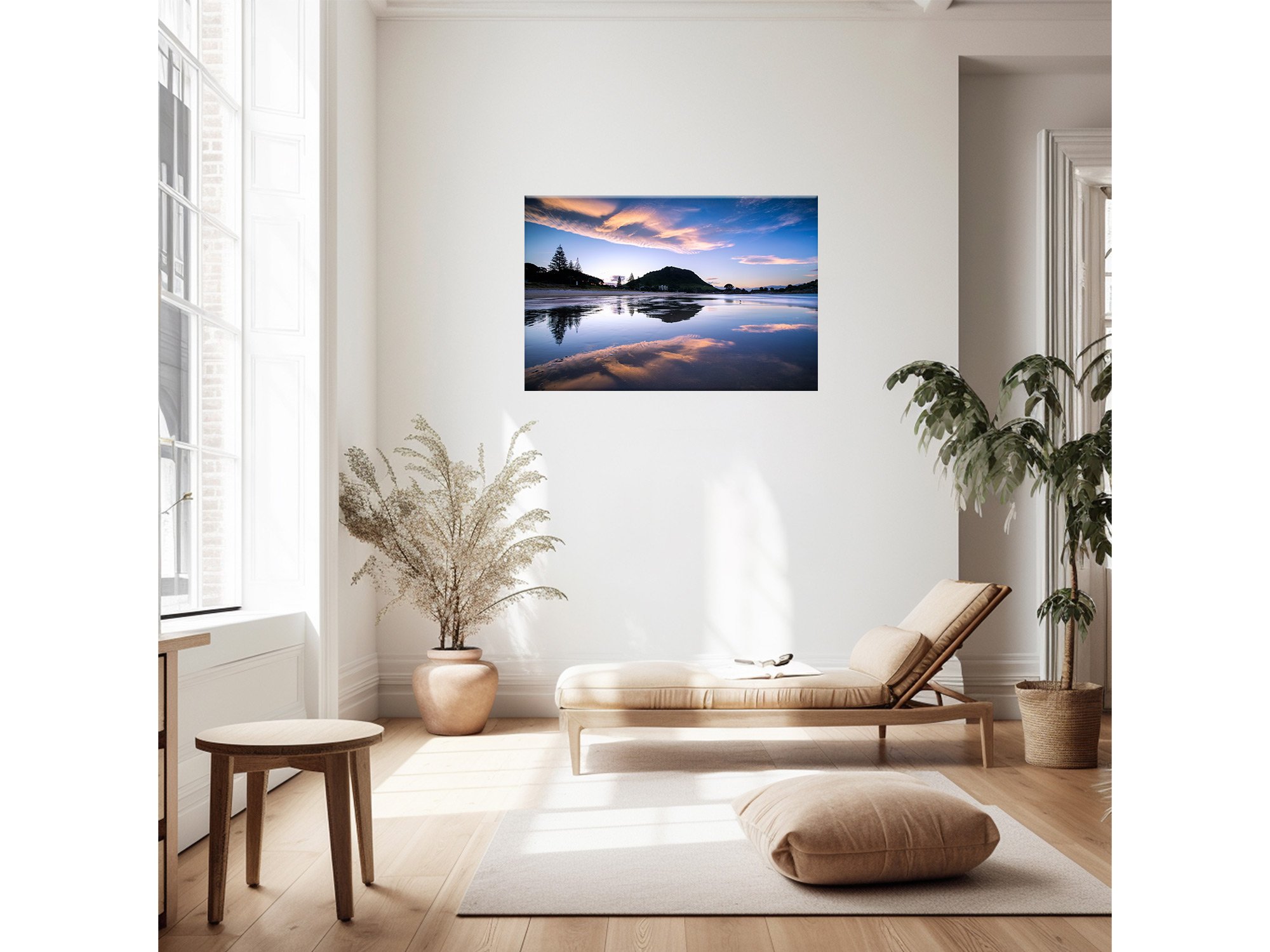Mount Maunganui Beach sunset NZ Print