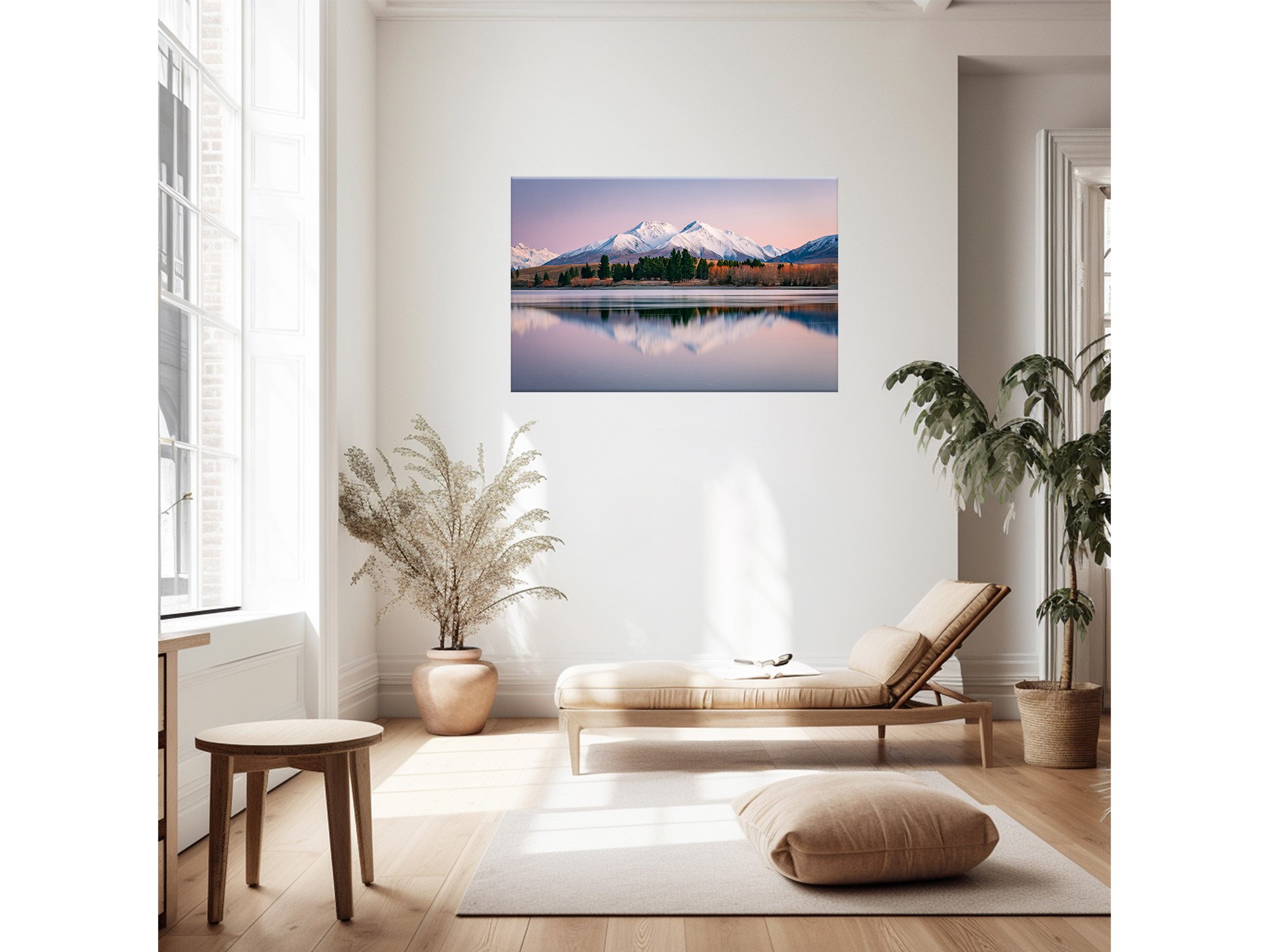 Lake Camp Ashburton Lakes Sunrise NZ Print