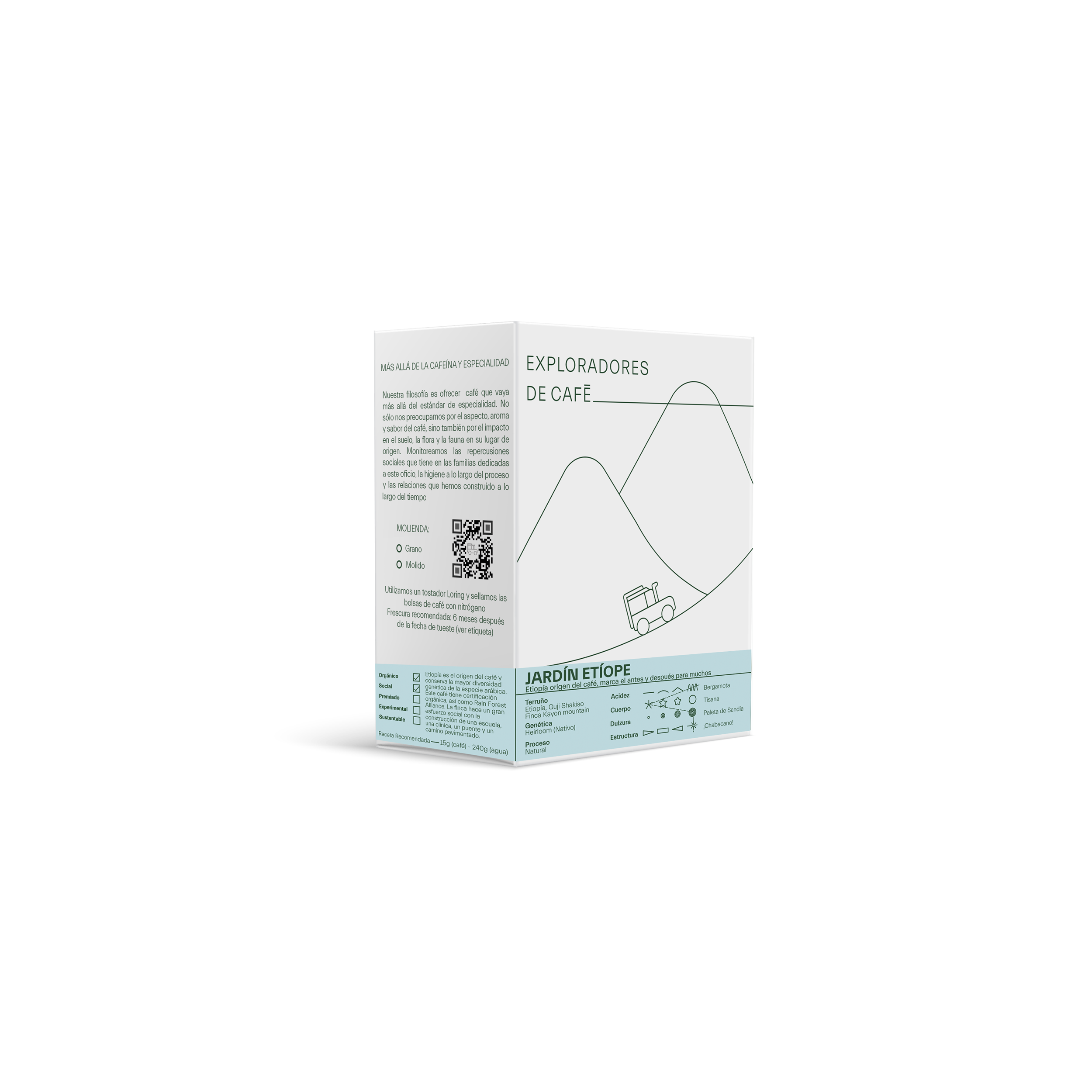 Jardín Etíope - Café Especialidad Estilo Moderno | 250g