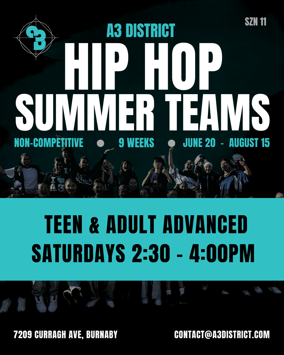SUMMER TEAM - TEEN & ADULT (16+) - ADVANCED