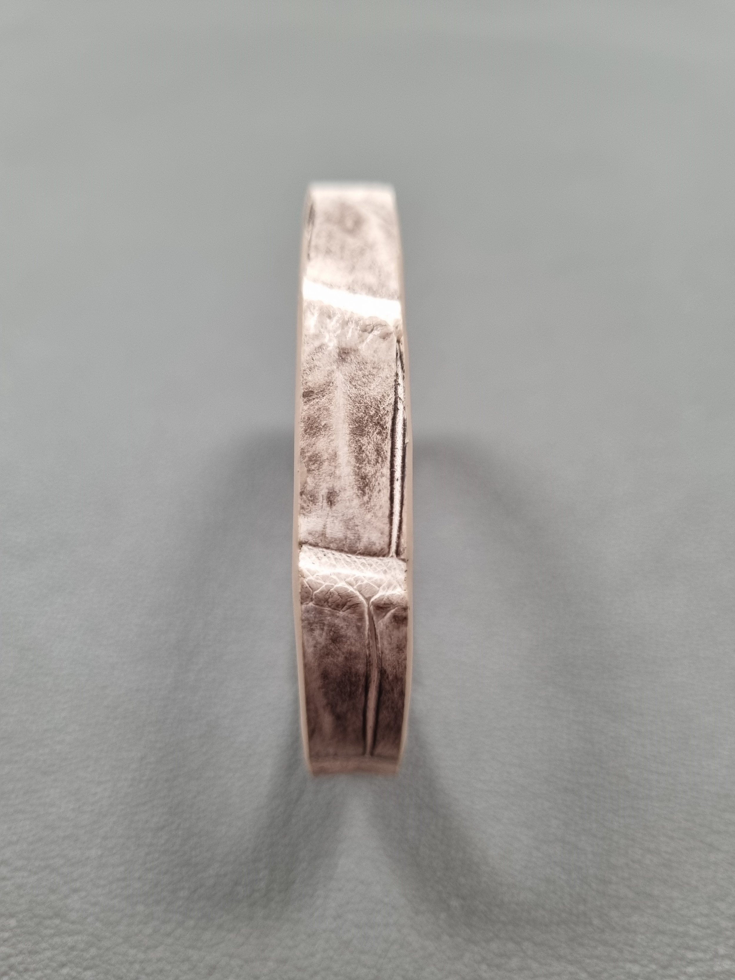 Himalayan crocodile leather bracelet
