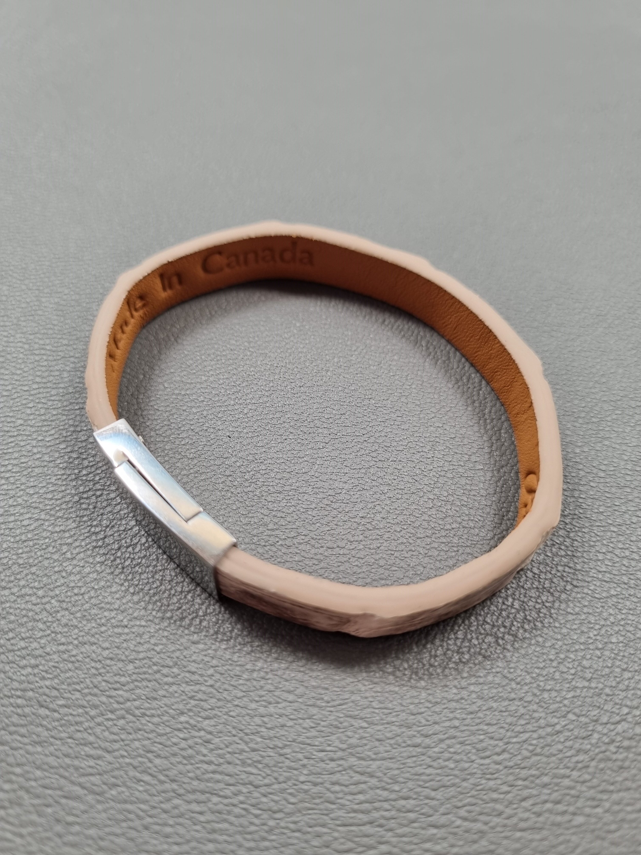 Himalayan crocodile leather bracelet