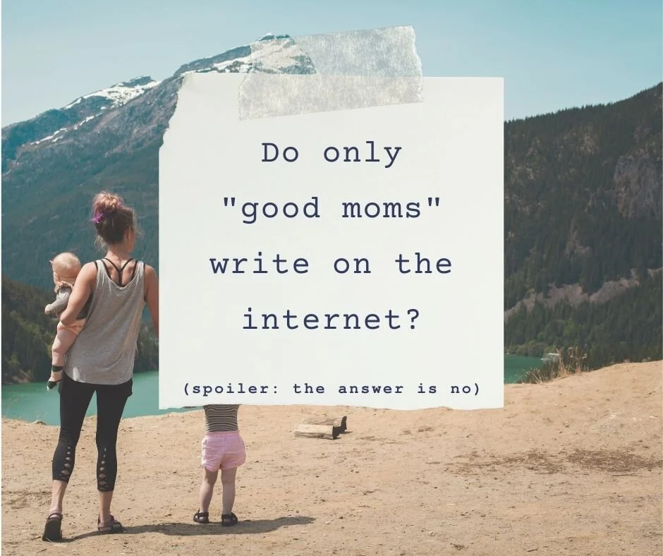 Do Only "Good" Moms Write on the Internet?