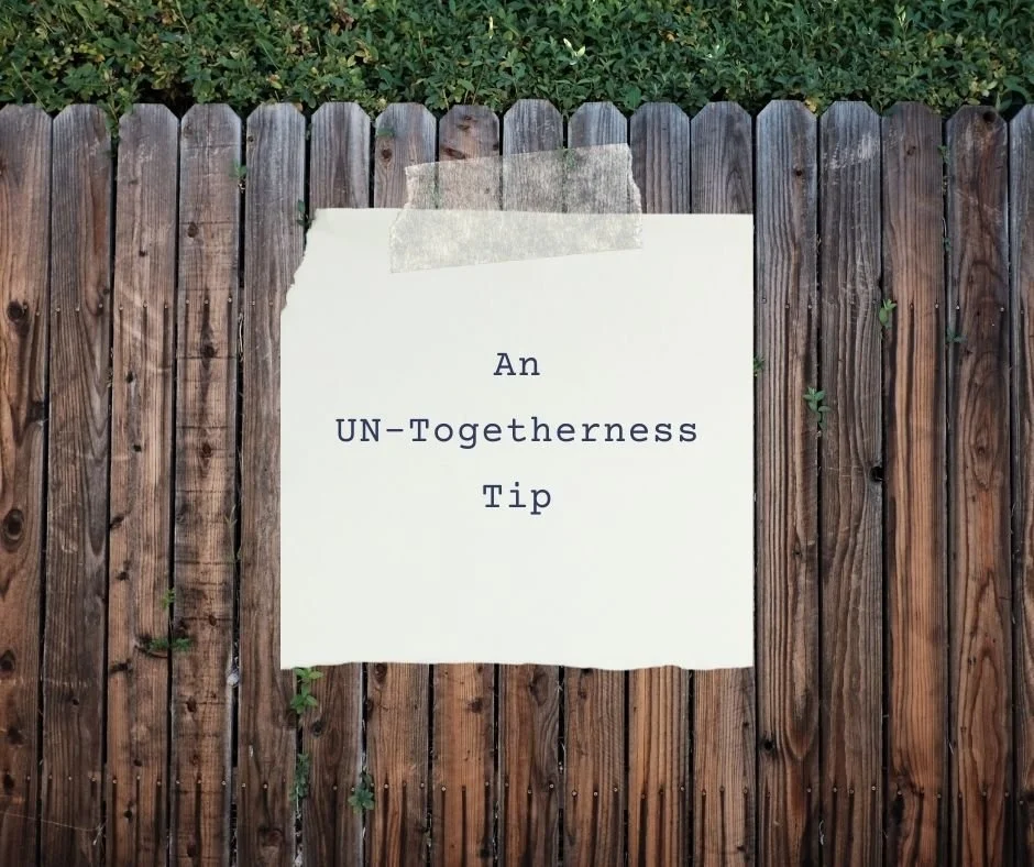 Untogetherness Tips: Setting Family Boundaries