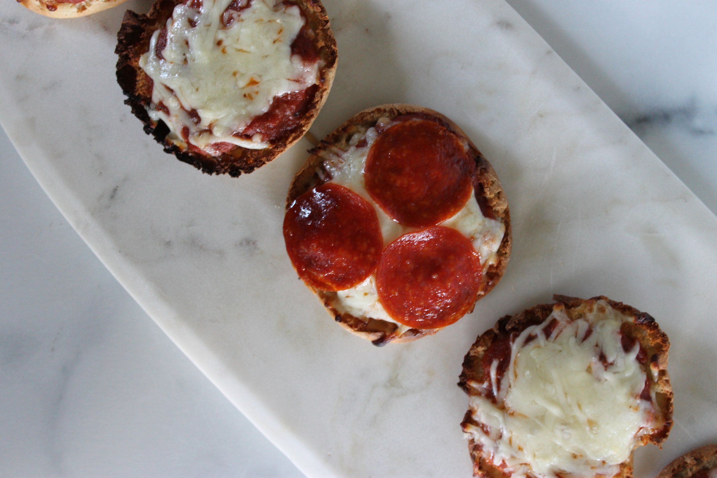 ENGLISH MUFFIN PIZZA’S