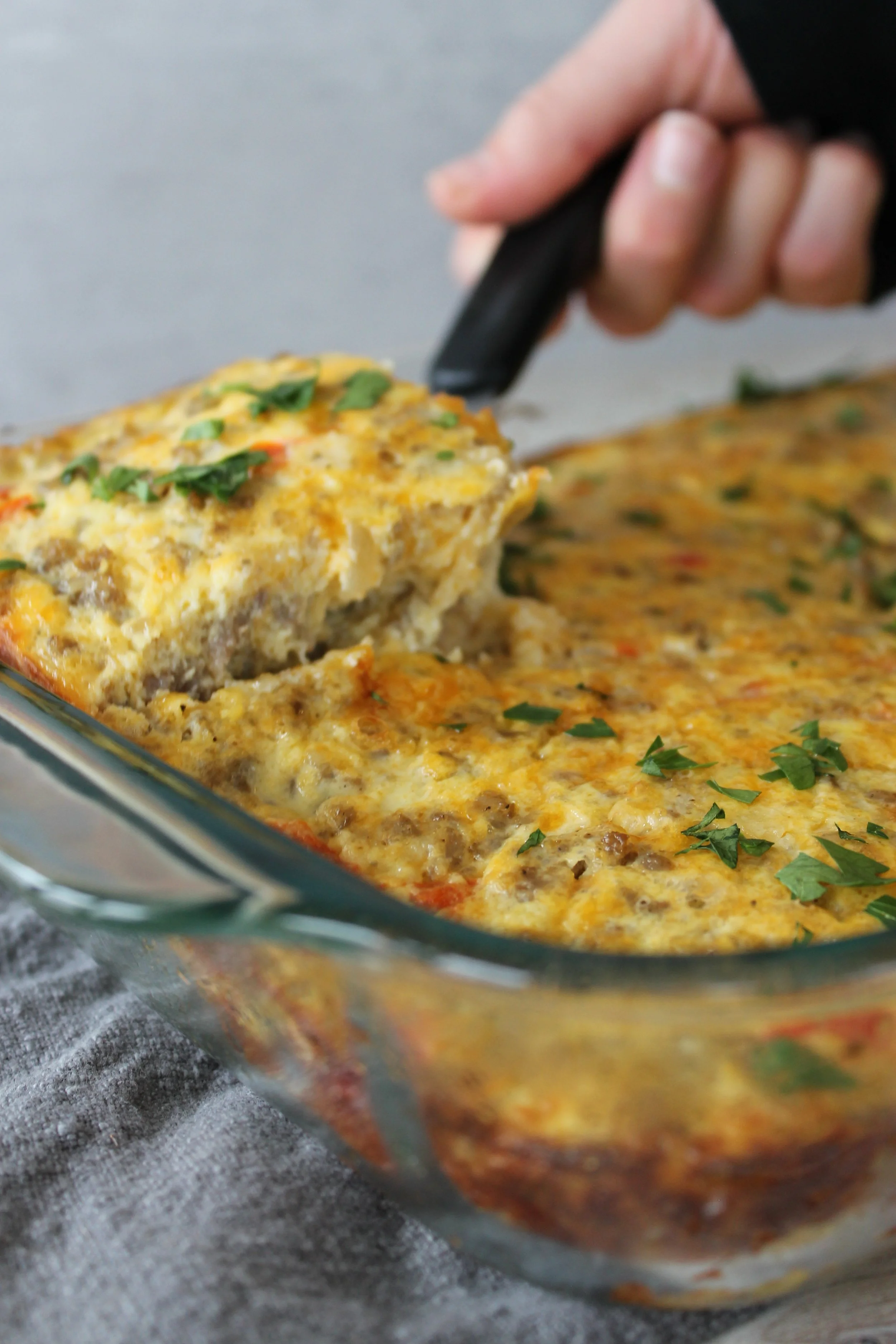 EGG &amp; SAUSAGE BAKE