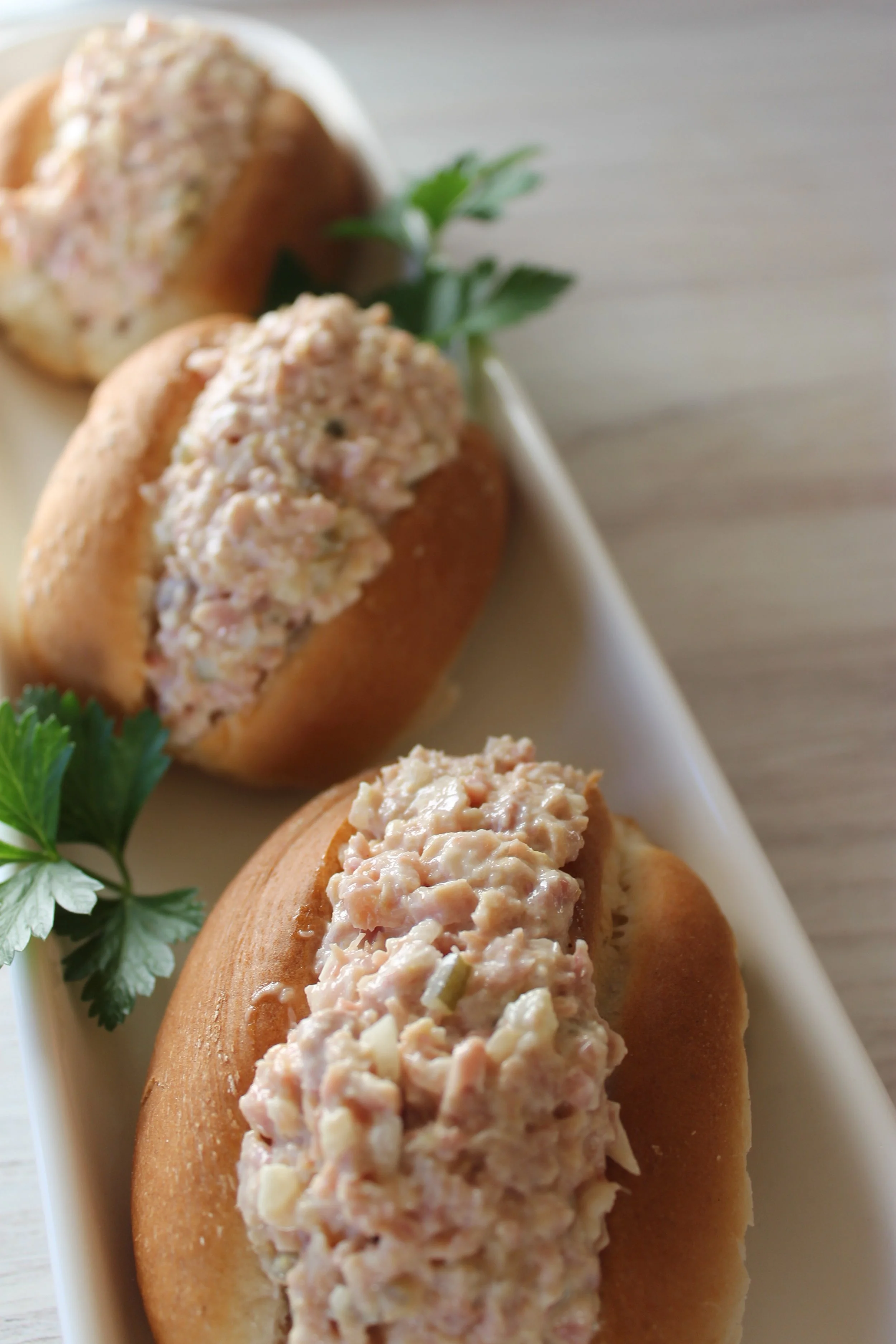 LOU’S FAMOUS HAM SALAD SANDWICHES